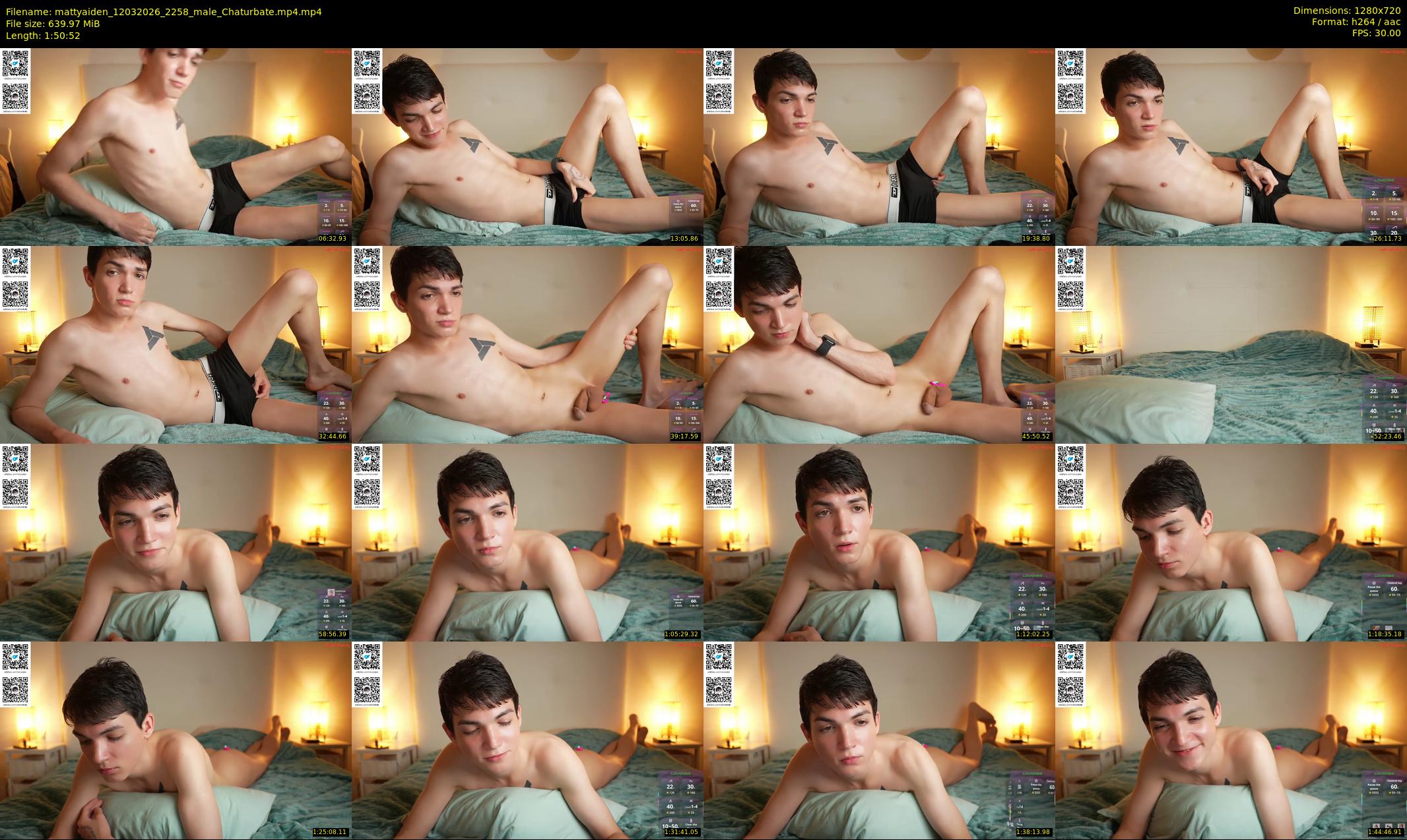 mattyaiden — 111 minute Chaturbate male cam show recording, 720p, Mar 12, 2026