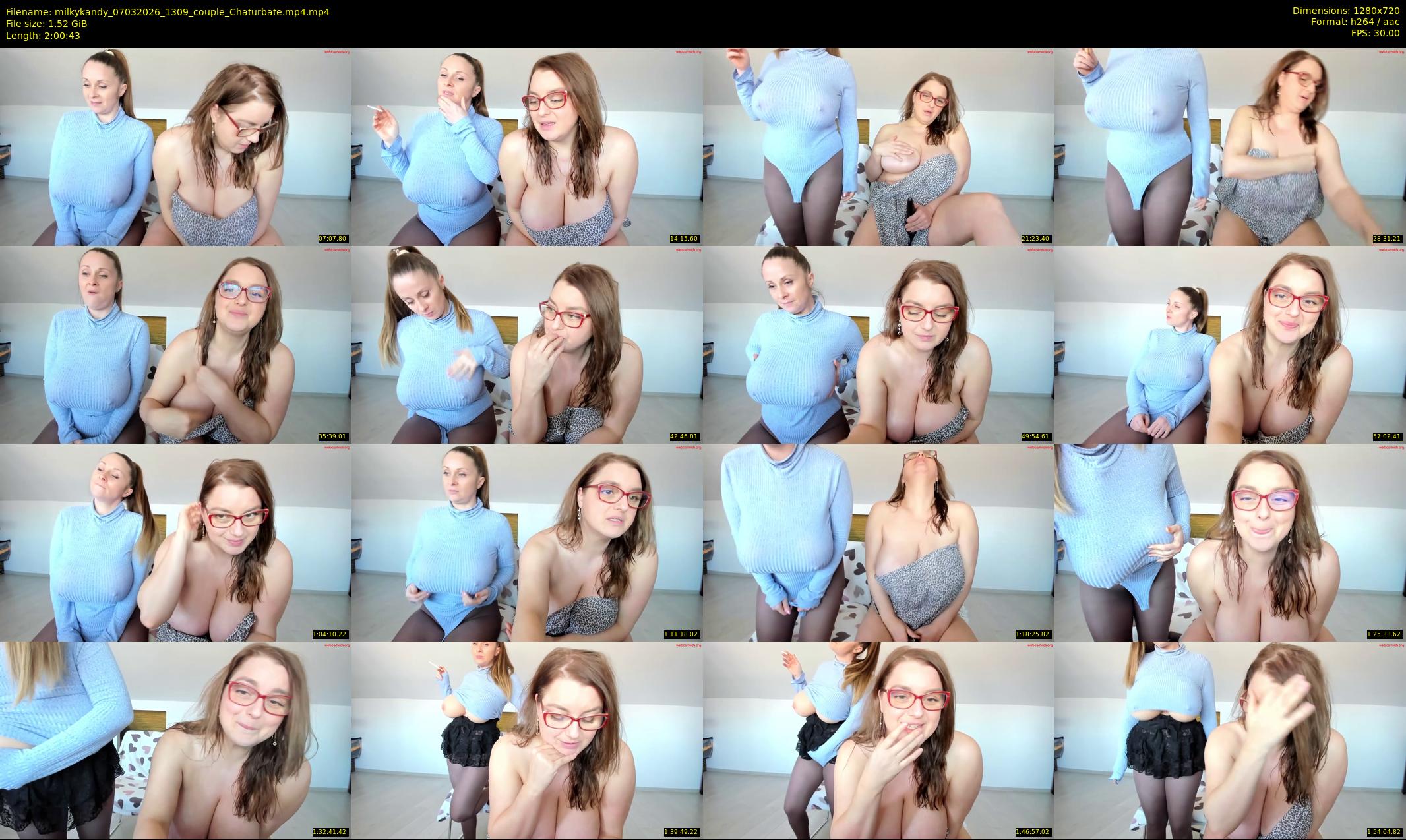 milkykandy — 121 minute Chaturbate female cam show recording, 720p, Mar 7, 2026