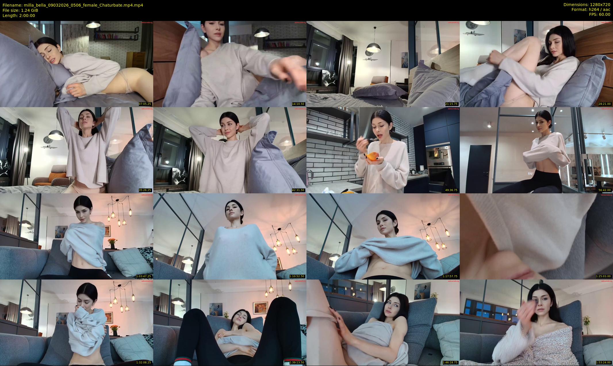 milla_bella — 120 minute Chaturbate female cam show recording, 720p, Mar 9, 2026