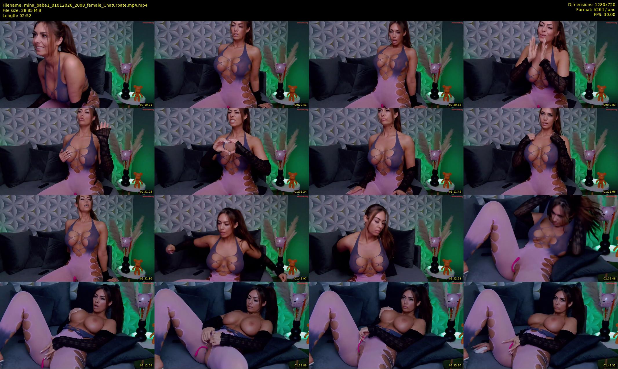 mina_babe1 — 3 minute Chaturbate female cam show recording, 720p, Jan 1, 2026