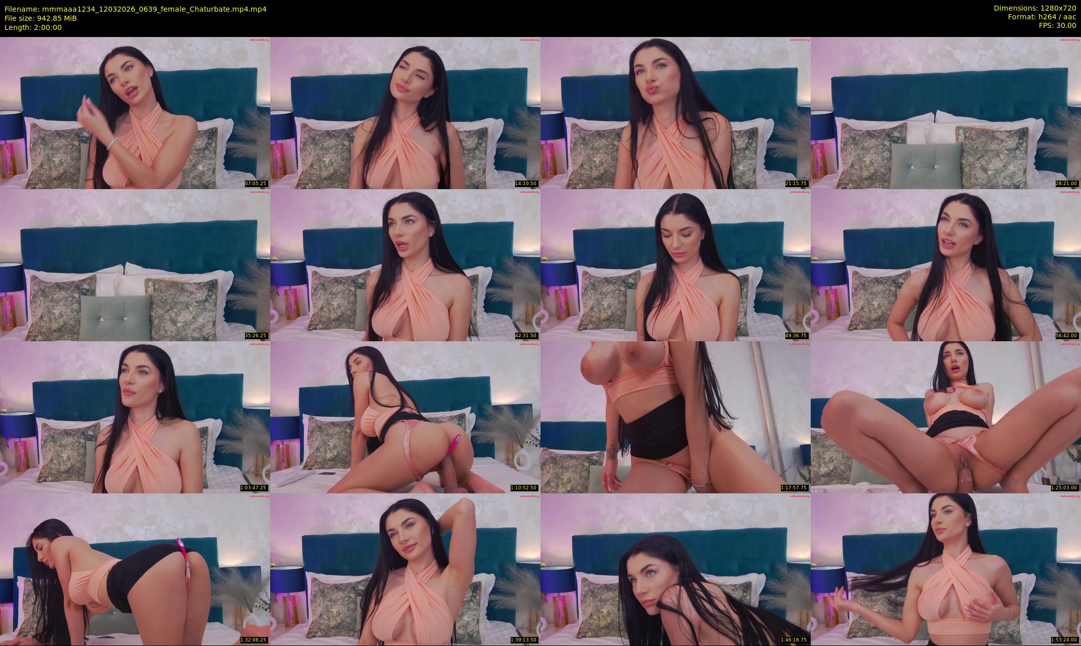 mmmaaa1234 — 120 minute Chaturbate female cam show recording, 720p, Mar 12, 2026