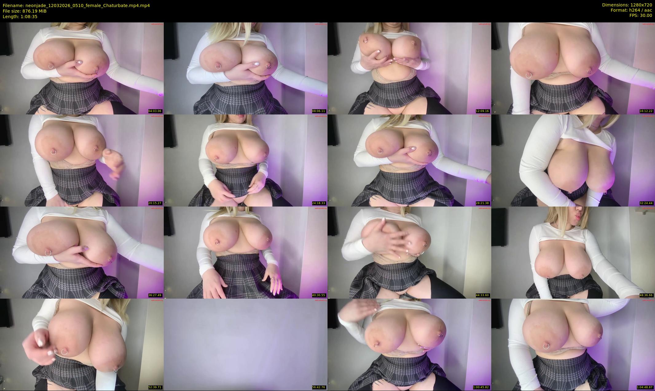 neonjade — 69 minute Chaturbate female cam show recording, 720p, Mar 12, 2026