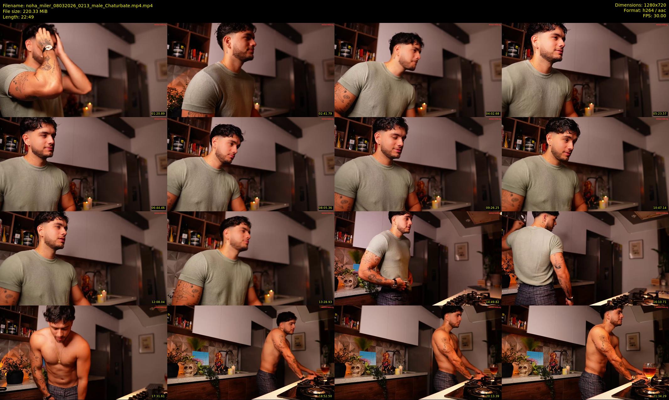 noha_miler — 23 minute Chaturbate male cam show recording, 720p, Mar 8, 2026