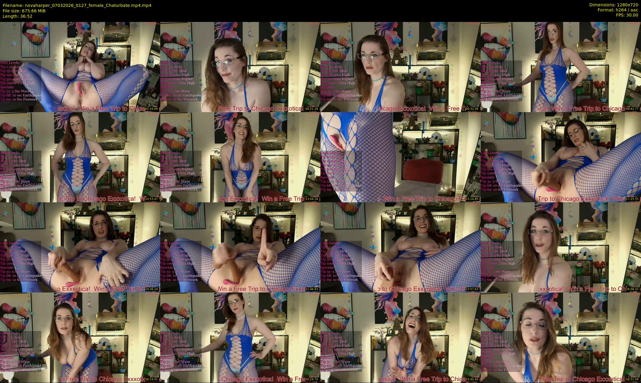 novaharper — 37 minute Chaturbate female cam show recording, 720p, Mar 7, 2026