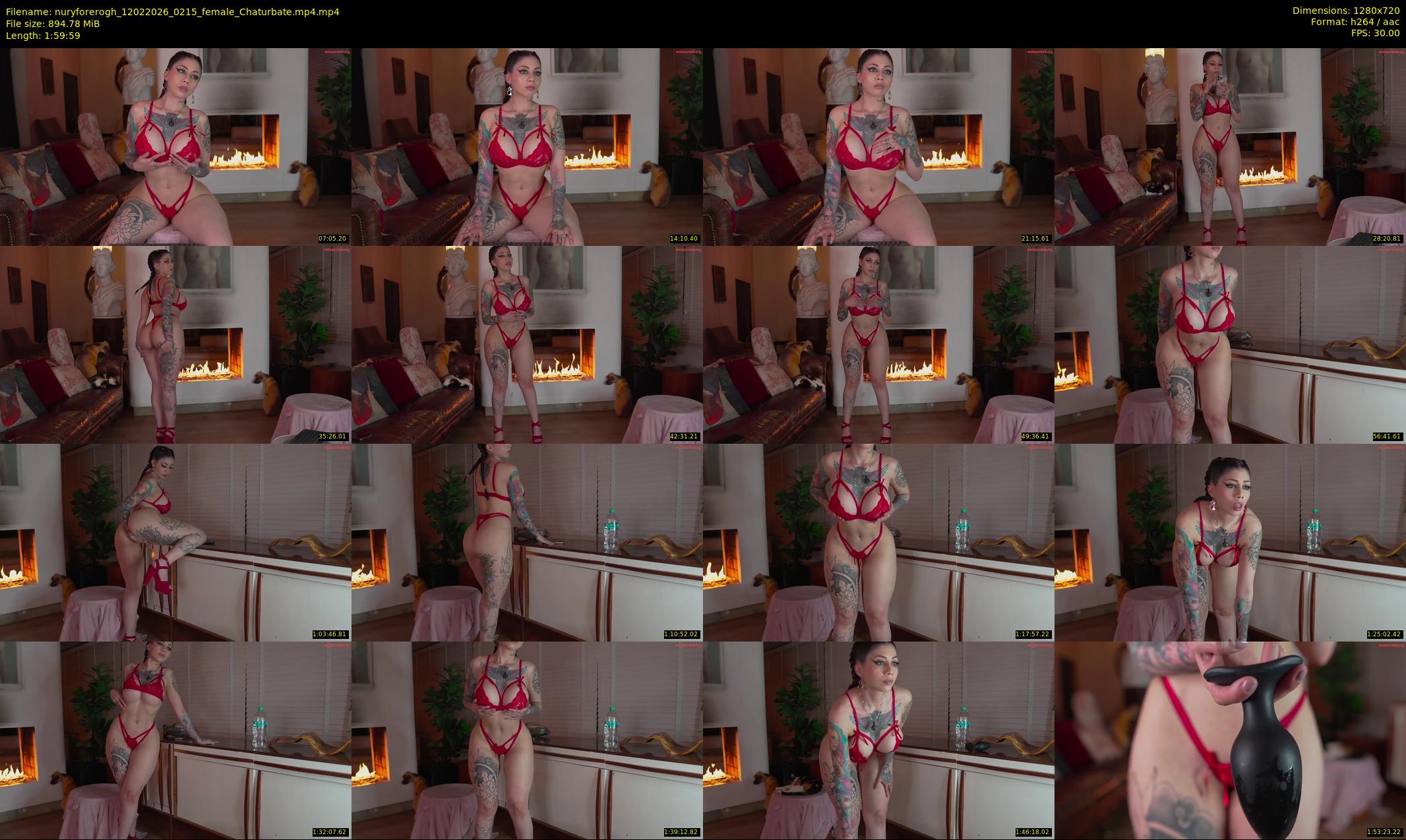 nuryforerogh — 120 minute Chaturbate female cam show recording, 720p, Feb 12, 2026