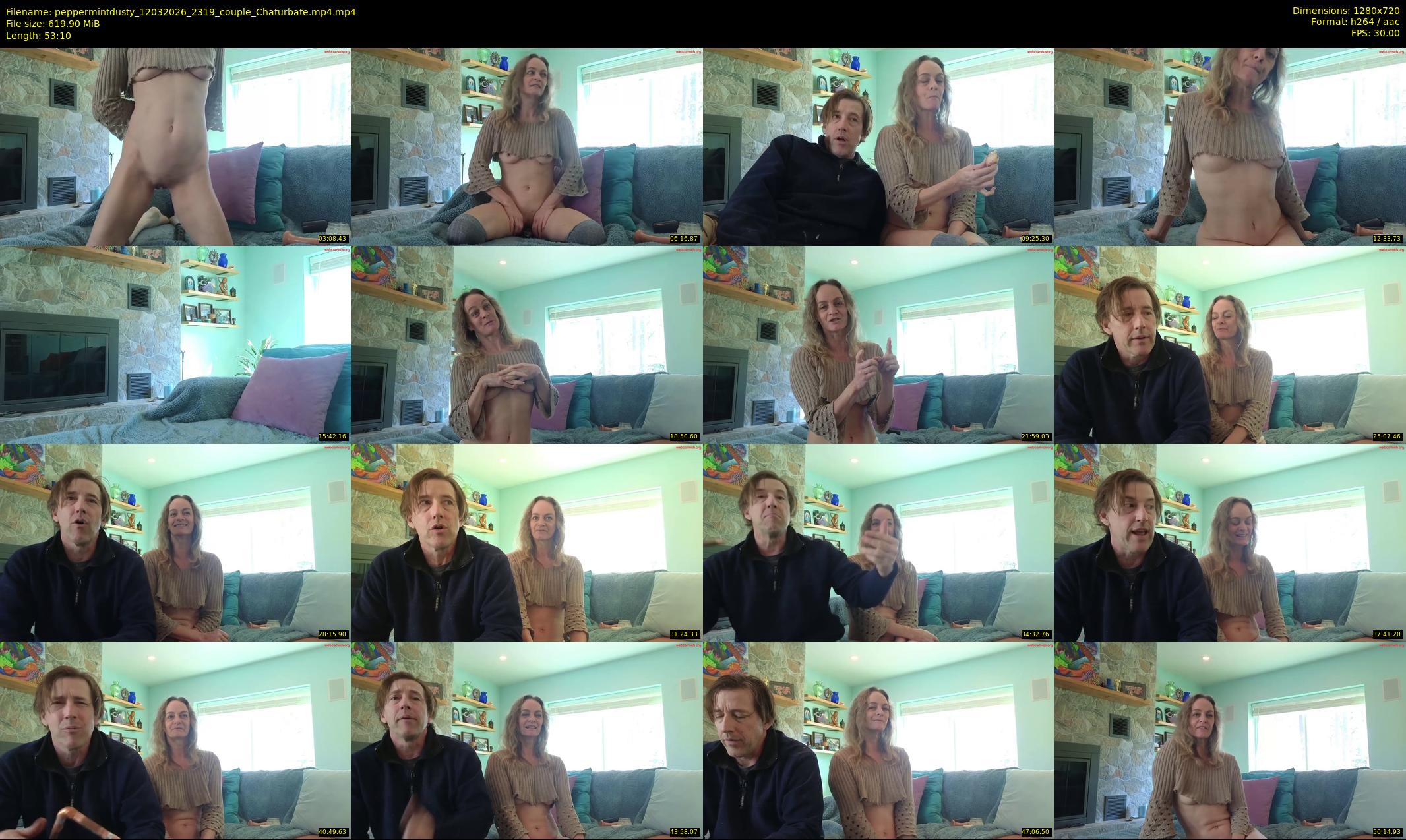 peppermintdusty — 54 minute Chaturbate couple cam show recording, 720p, Mar 12, 2026