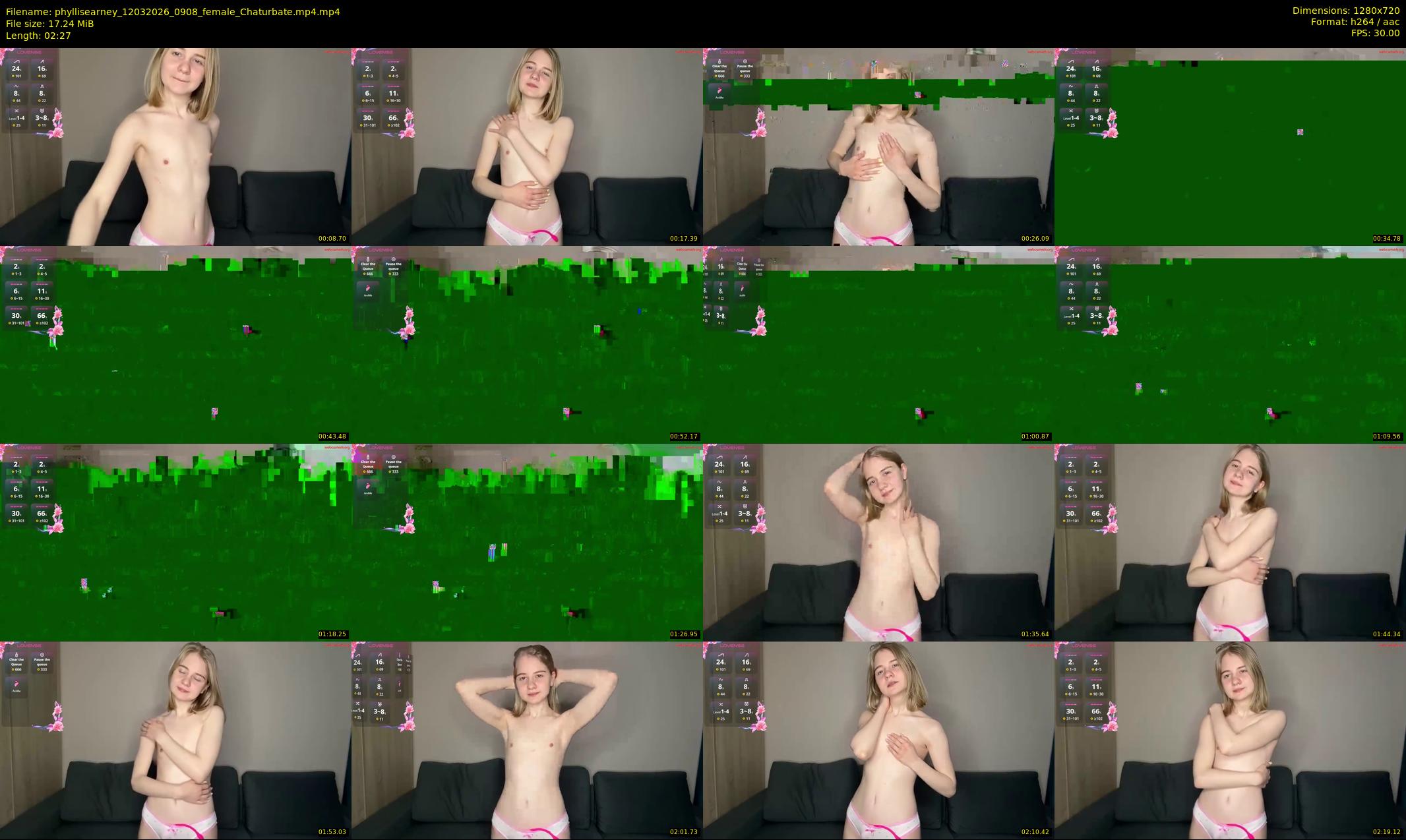 phyllisearney — 3 minute Chaturbate female cam show recording, 720p, Mar 12, 2026