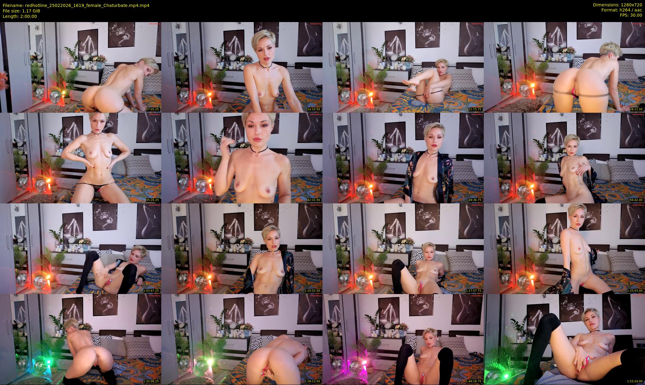 redhotline — 120 minute Chaturbate female cam show recording, 720p, Feb 25, 2026