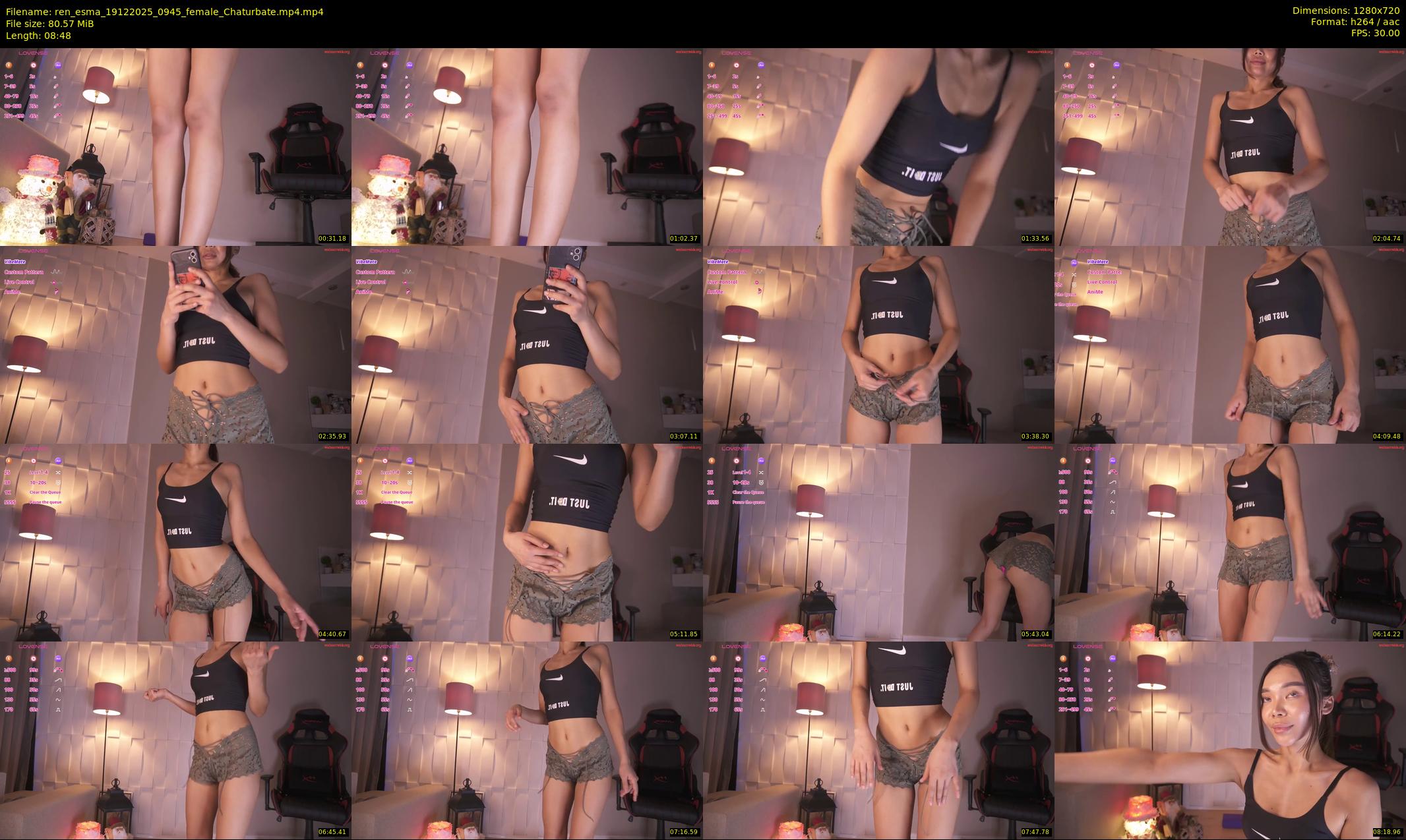 ren_esma — 9 minute Chaturbate female cam show recording, 720p, Dec 19, 2025