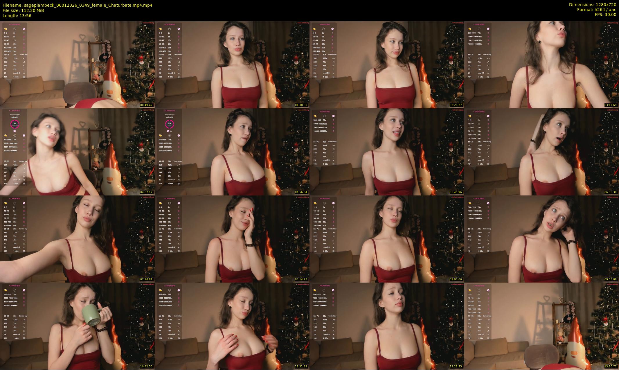 sageplambeck — 14 minute Chaturbate female cam show recording, 720p, Jan 6, 2026