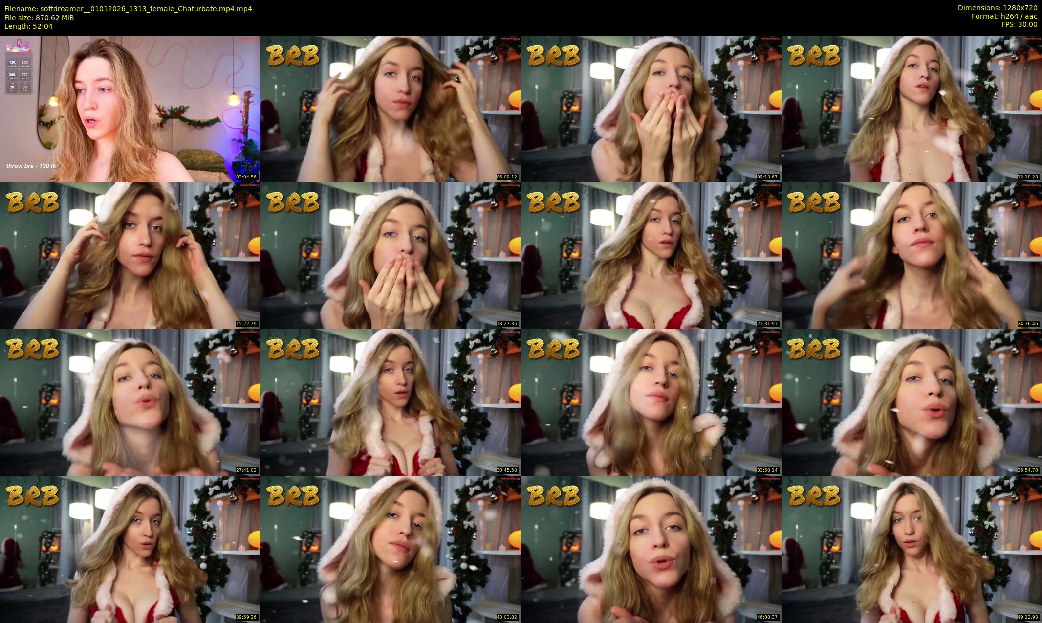 softdreamer_ — 53 minute Chaturbate female cam show recording, 720p, Jan 1, 2026
