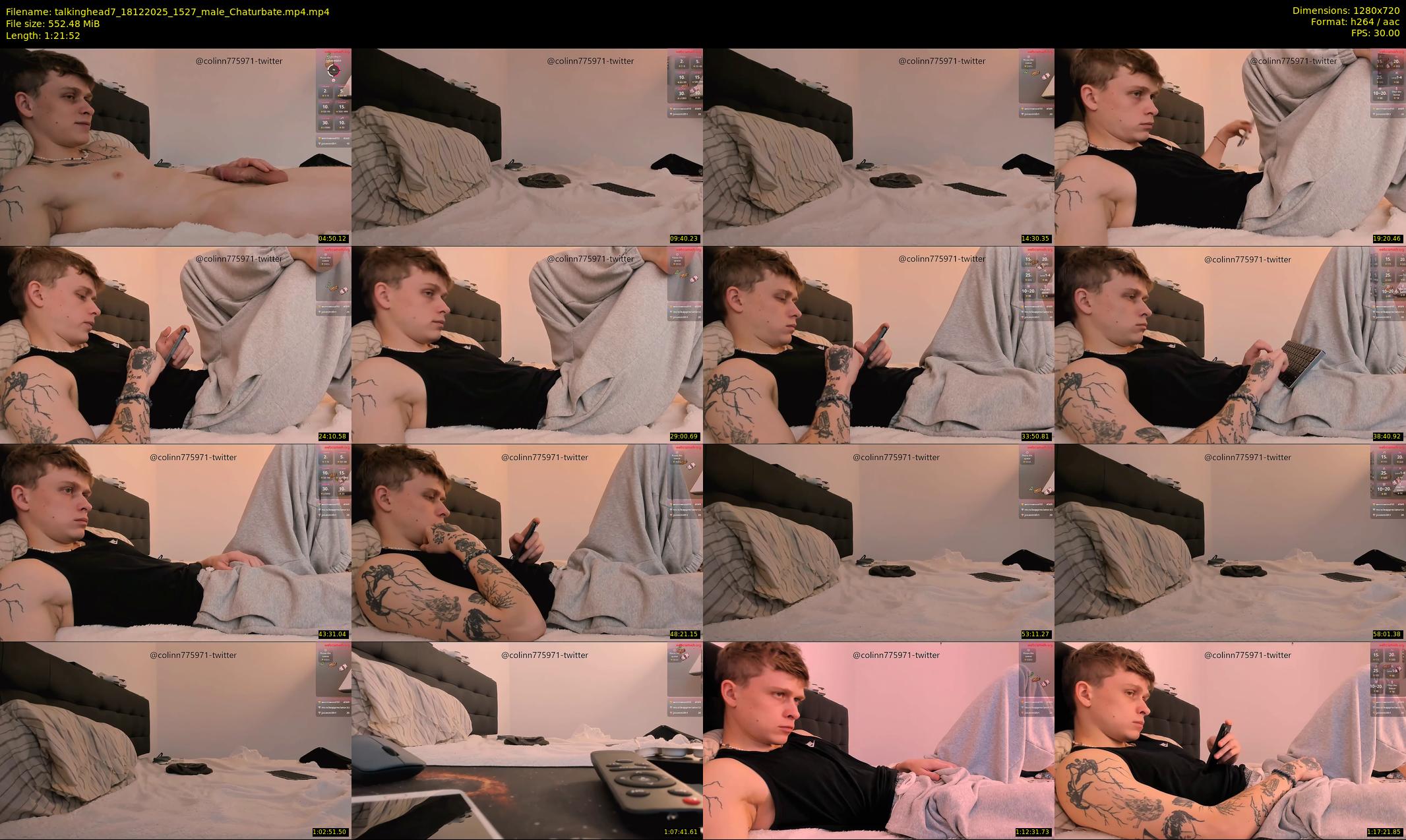 talkinghead7 — 82 minute Chaturbate male cam show recording, 720p, Dec 18, 2025