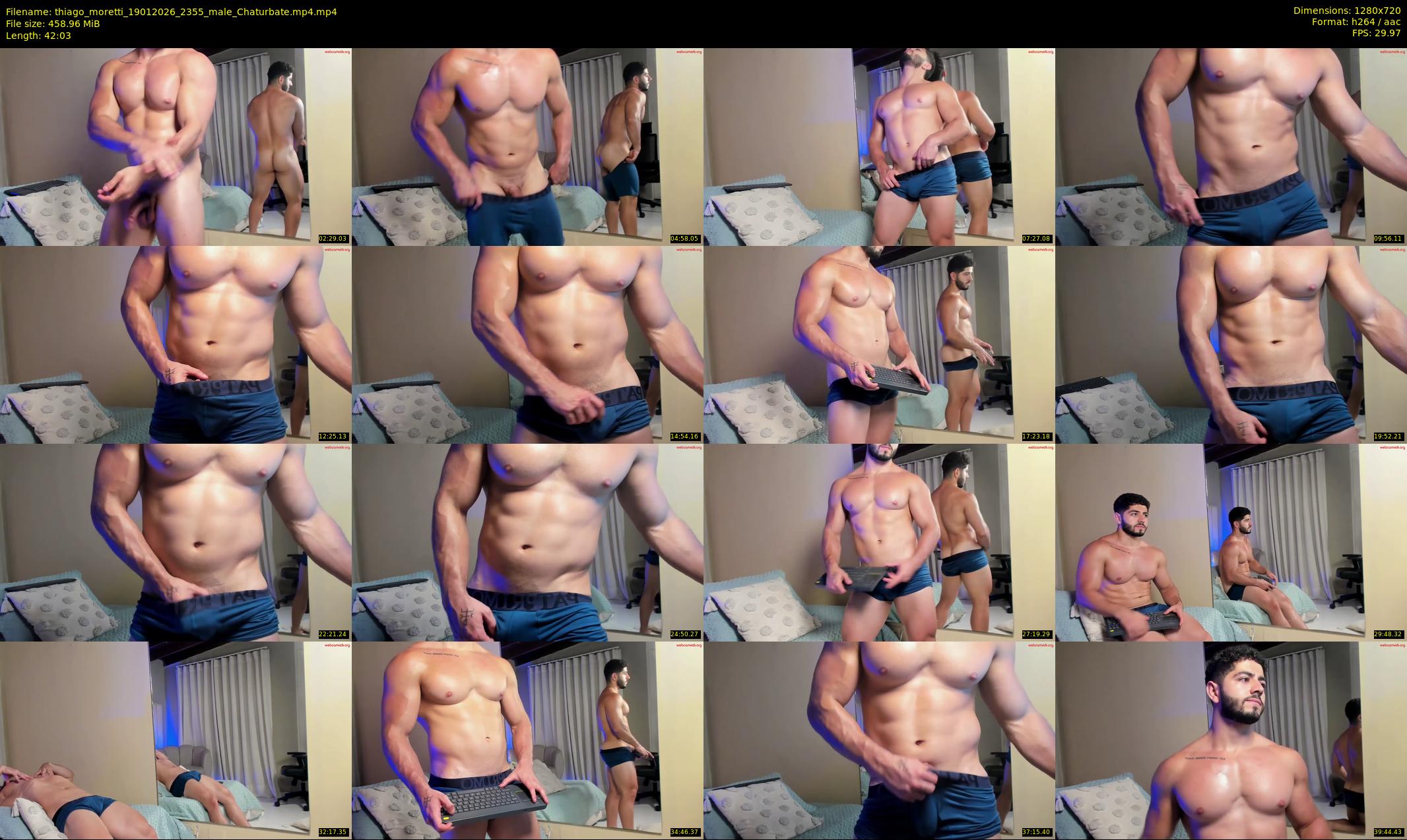 thiago_moretti — 43 minute Chaturbate male cam show recording, 720p, Jan 19, 2026