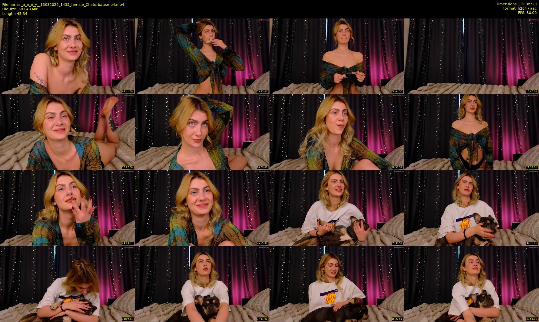 _a_n_n_y_ — 46 minute Chaturbate female cam show recording, 720p, Mar 13, 2026