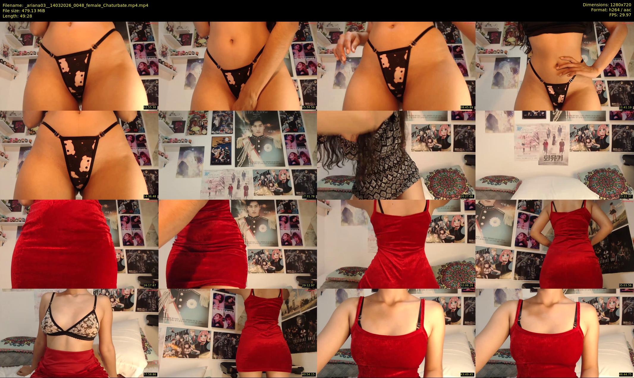 _ariana03_ — 50 minute Chaturbate female cam show recording, 720p, Mar 14, 2026