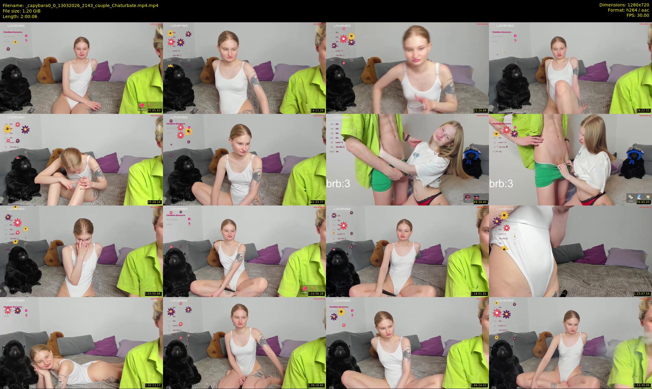 _capybara0_0 — 121 minute Chaturbate couple cam show recording, 720p, Mar 13, 2026