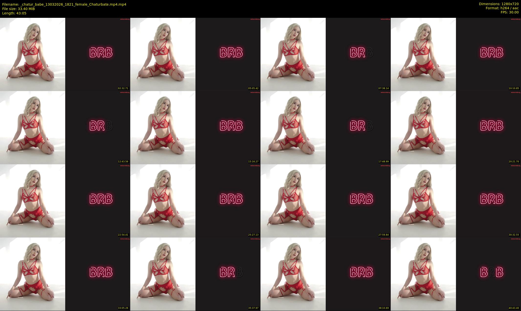 _chatur_babe — 44 minute Chaturbate female cam show recording, 720p, Mar 13, 2026