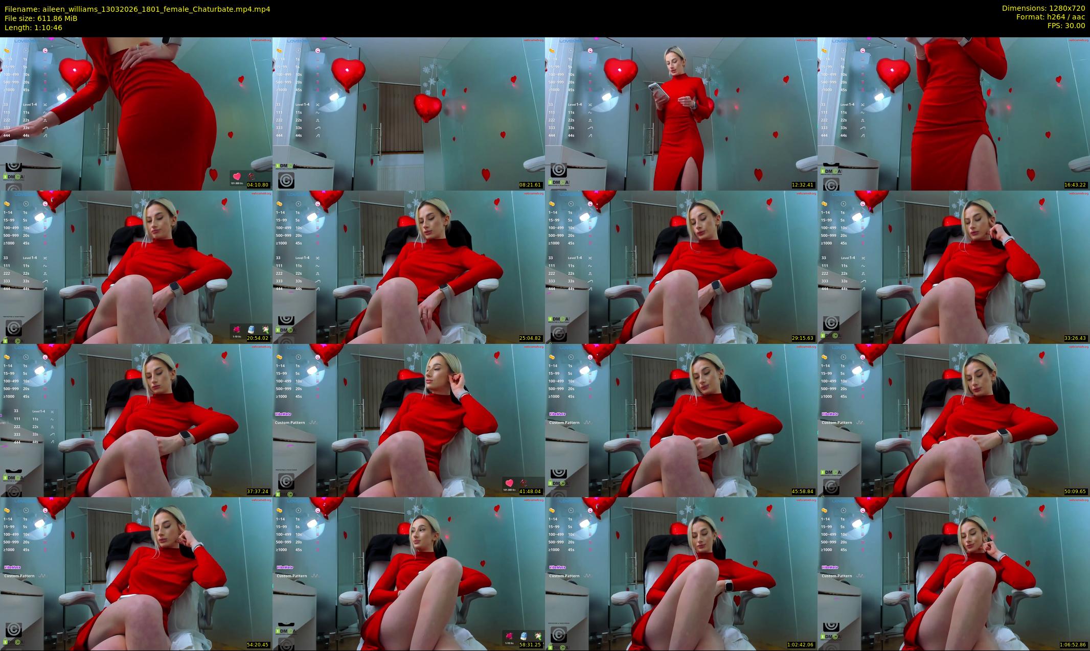 aileen_williams — 71 minute Chaturbate female cam show recording, 720p, Mar 13, 2026