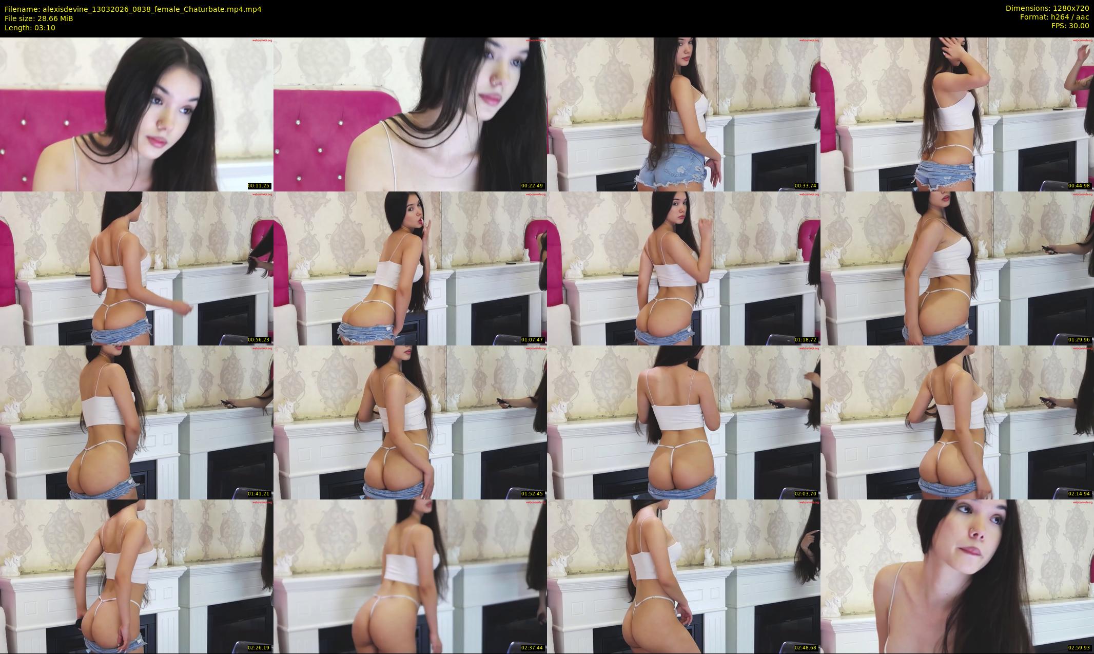 alexisdevine — 4 minute Chaturbate female cam show recording, 720p, Mar 13, 2026