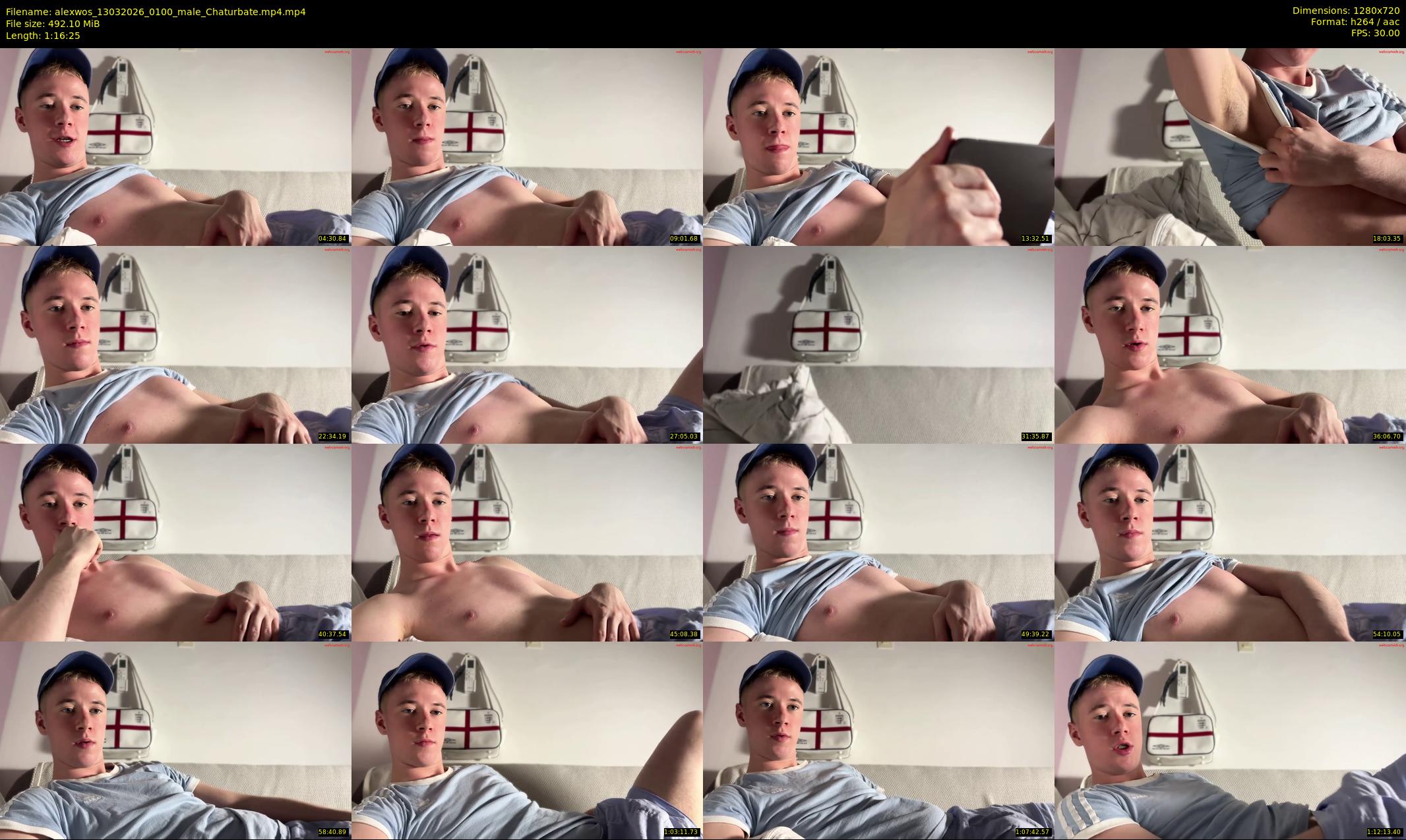alexwos — 77 minute Chaturbate male cam show recording, 720p, Mar 13, 2026