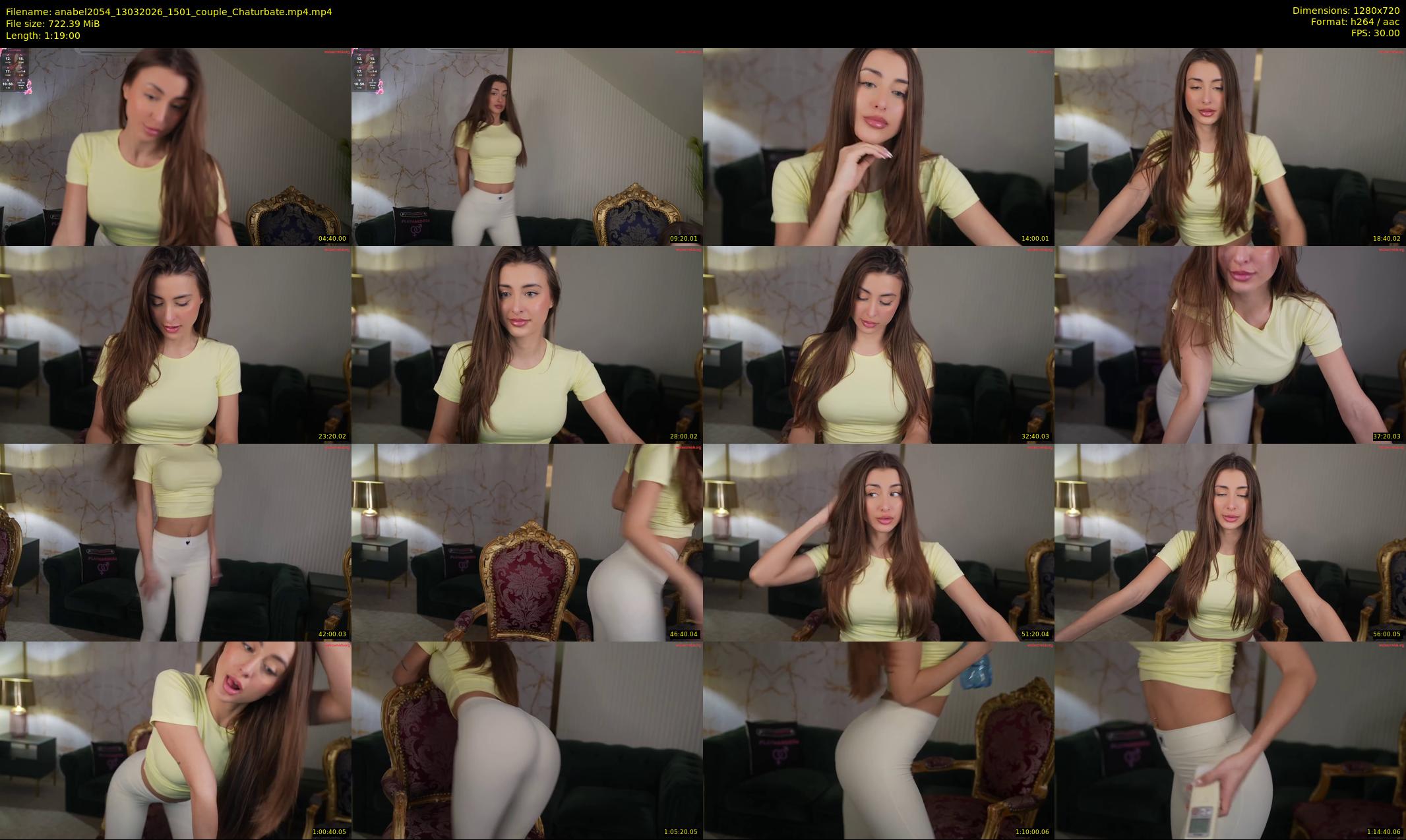 anabel2054 — 79 minute Chaturbate female cam show recording, 720p, Mar 13, 2026