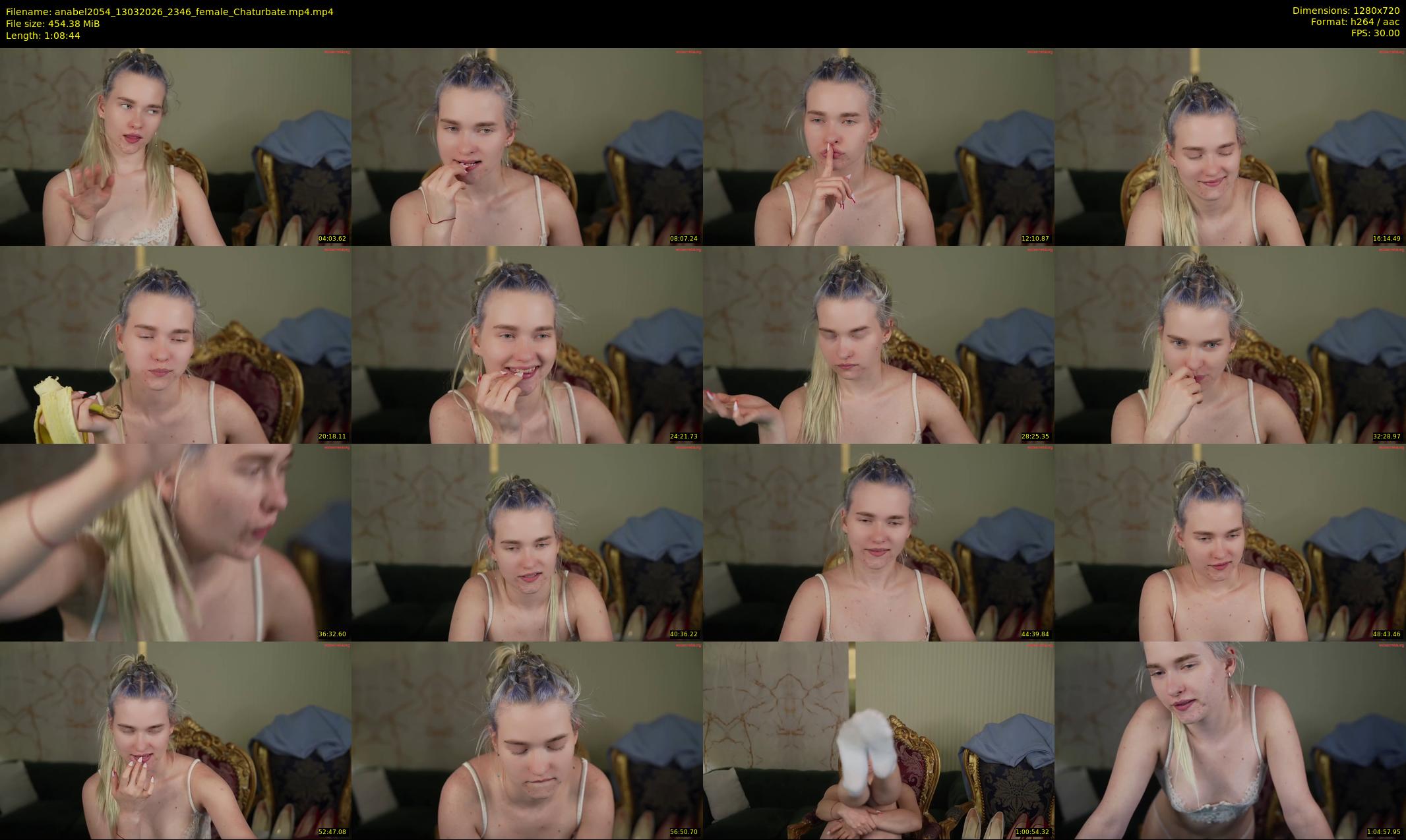 anabel2054 — 69 minute Chaturbate female cam show recording, 720p, Mar 13, 2026