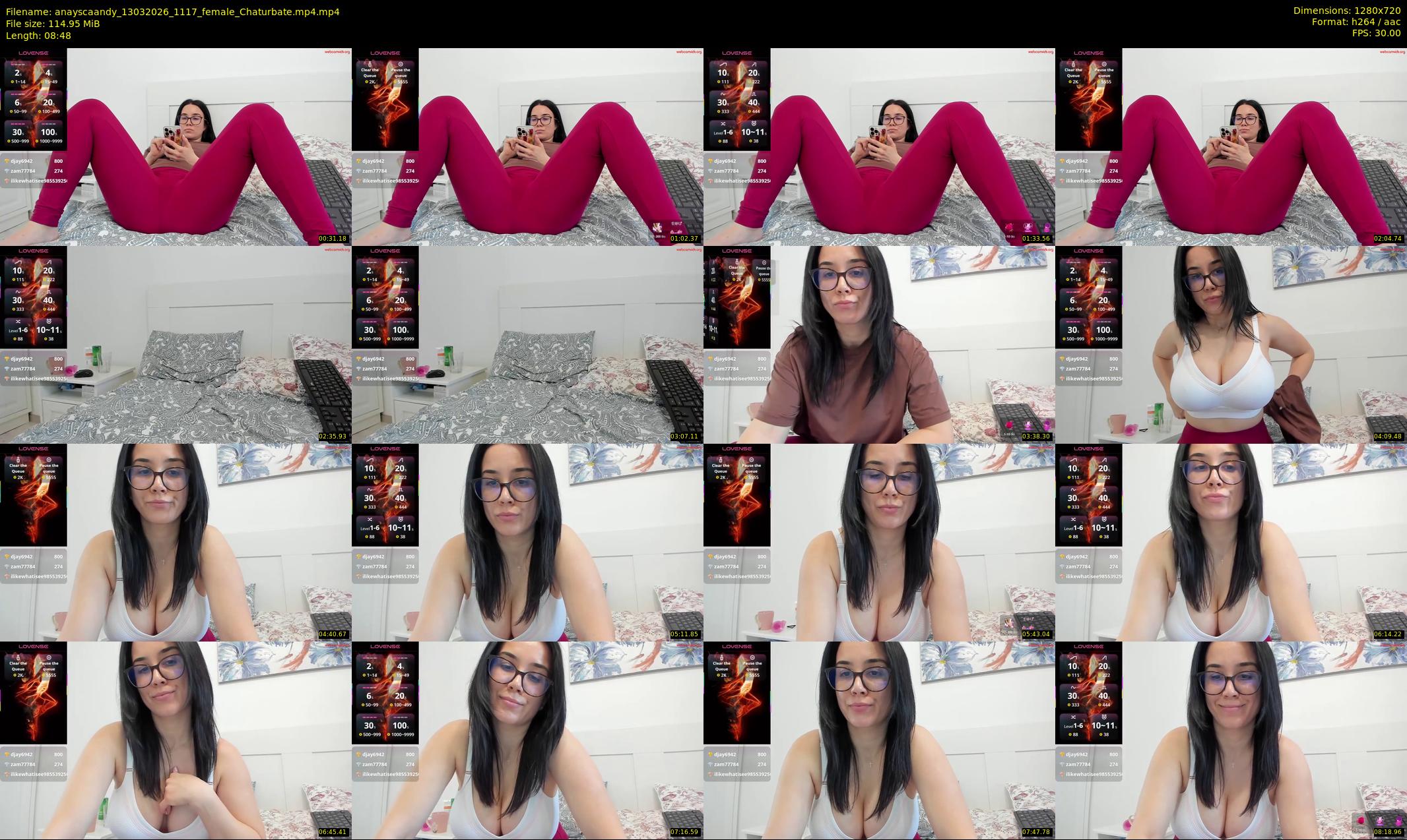 anayscaandy — 9 minute Chaturbate female cam show recording, 720p, Mar 13, 2026