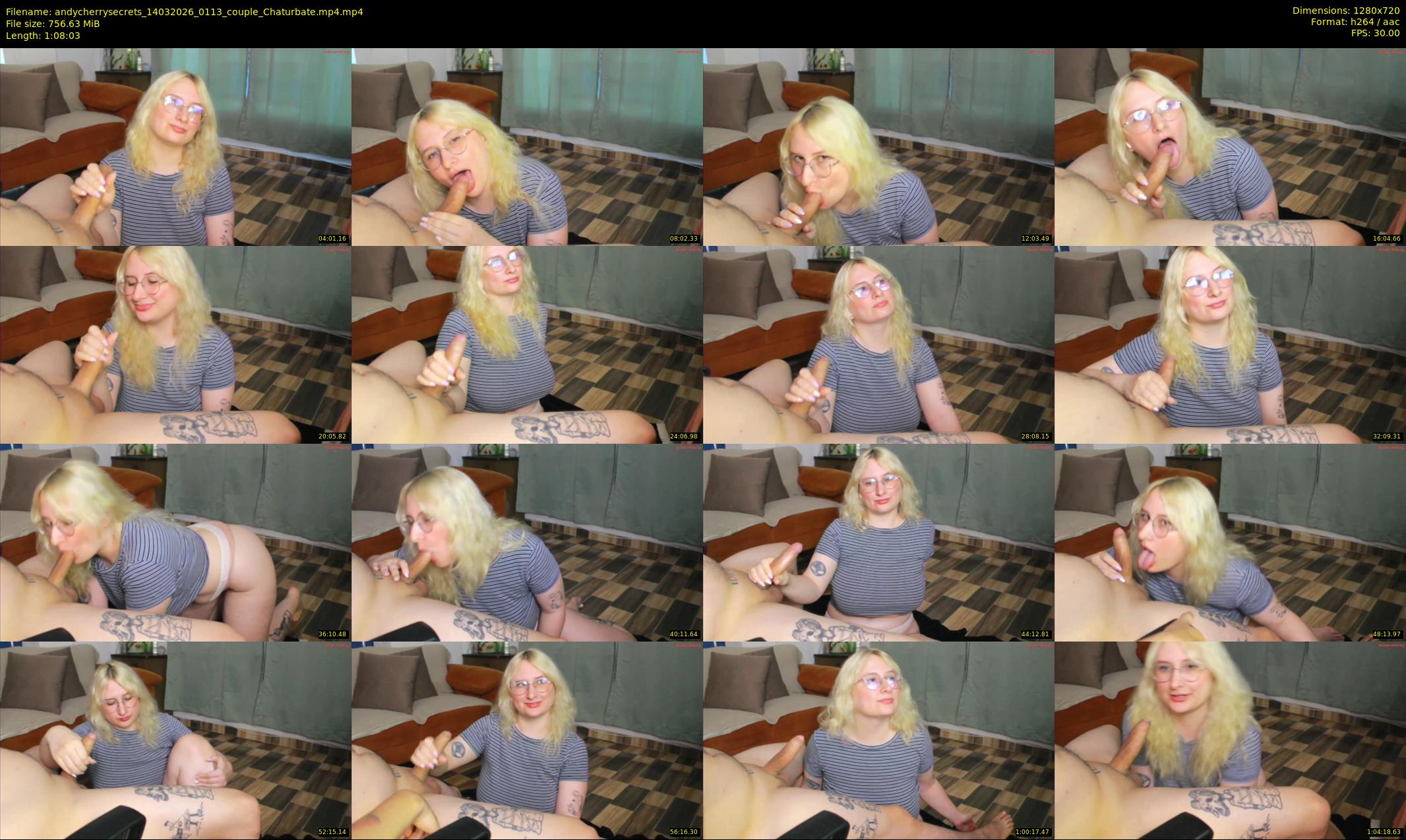 andycherrysecrets — 69 minute Chaturbate couple cam show recording, 720p, Mar 14, 2026