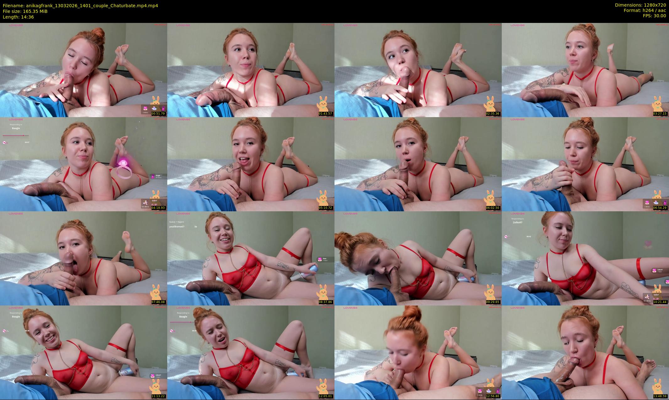 anikagfrank — 15 minute Chaturbate couple cam show recording, 720p, Mar 13, 2026