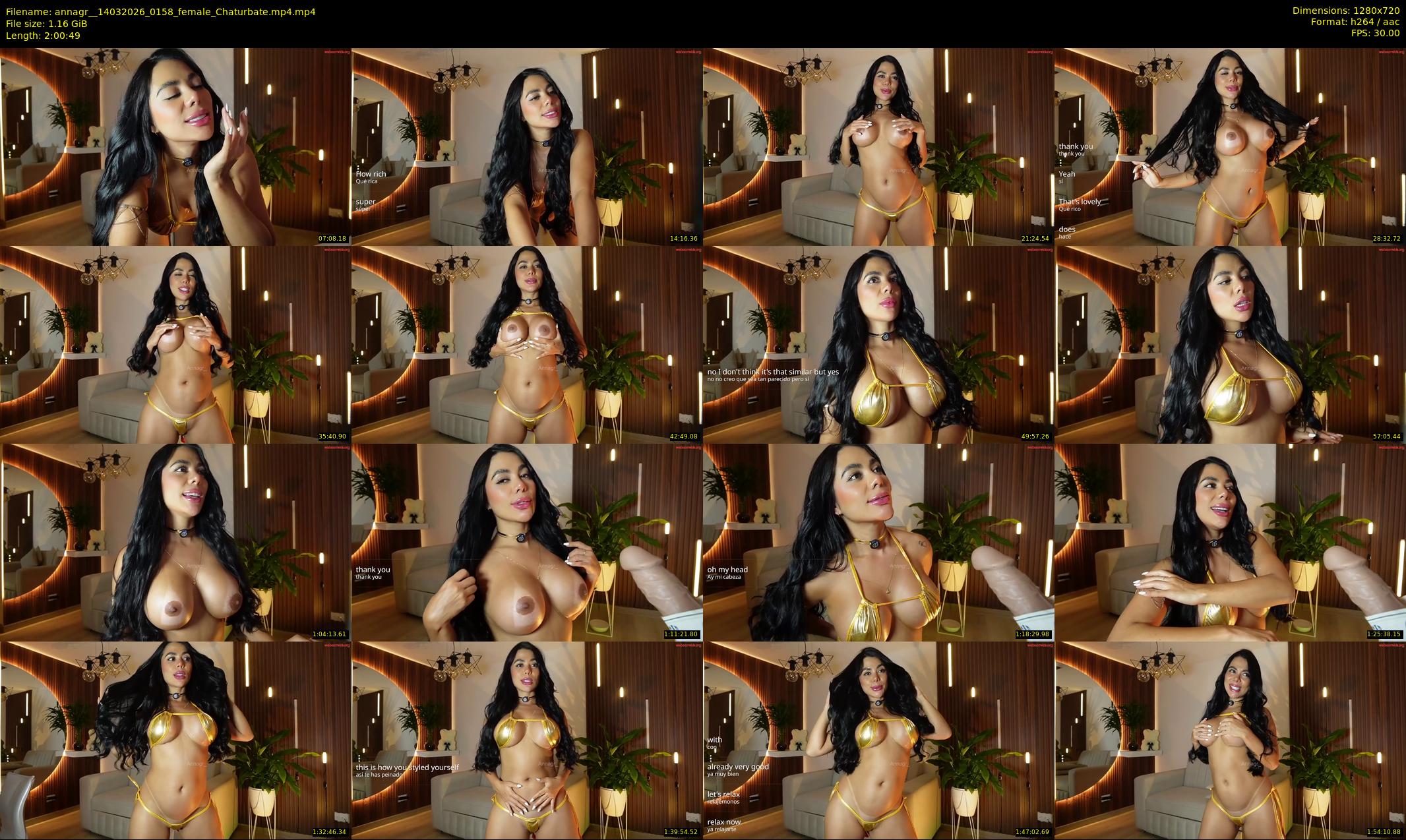 annagr_ — 121 minute Chaturbate female cam show recording, 720p, Mar 14, 2026