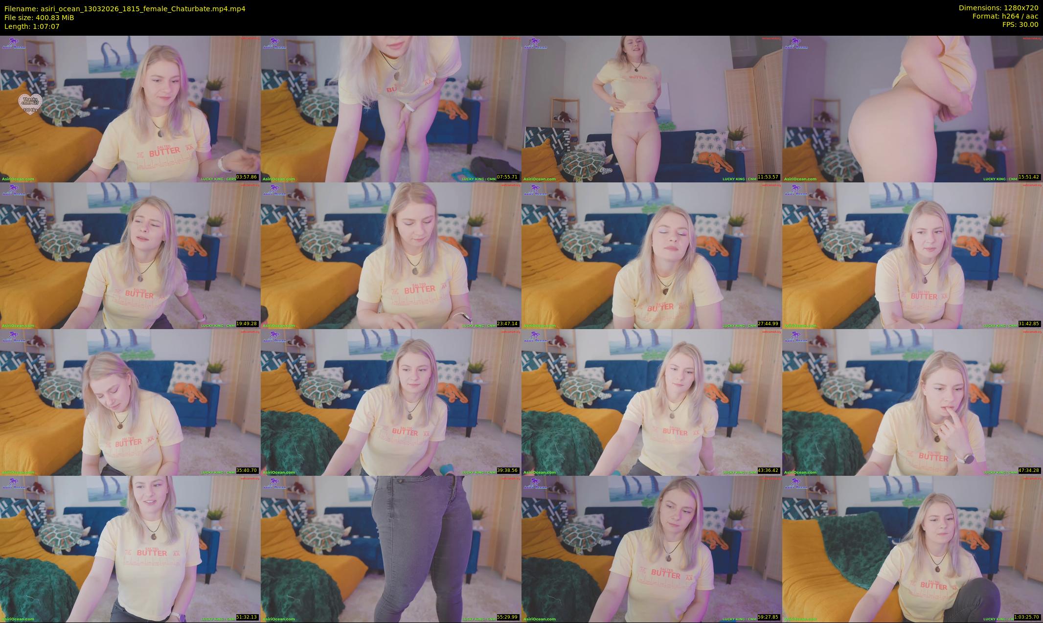 asiri_ocean — 68 minute Chaturbate female cam show recording, 720p, Mar 13, 2026