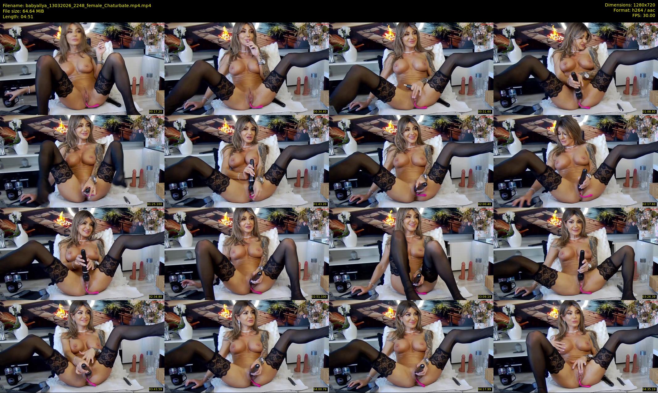 babyallya — 5 minute Chaturbate female cam show recording, 720p, Mar 13, 2026