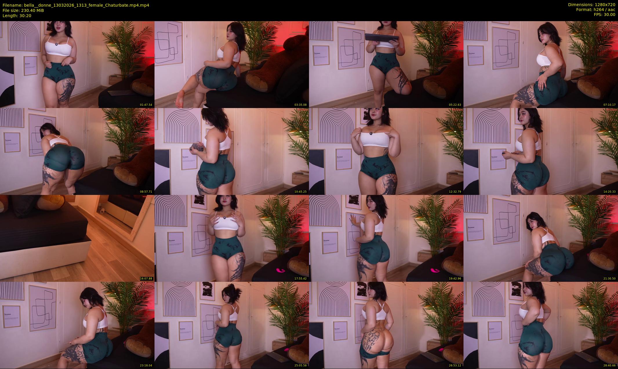 bella__donne — 31 minute Chaturbate female cam show recording, 720p, Mar 13, 2026