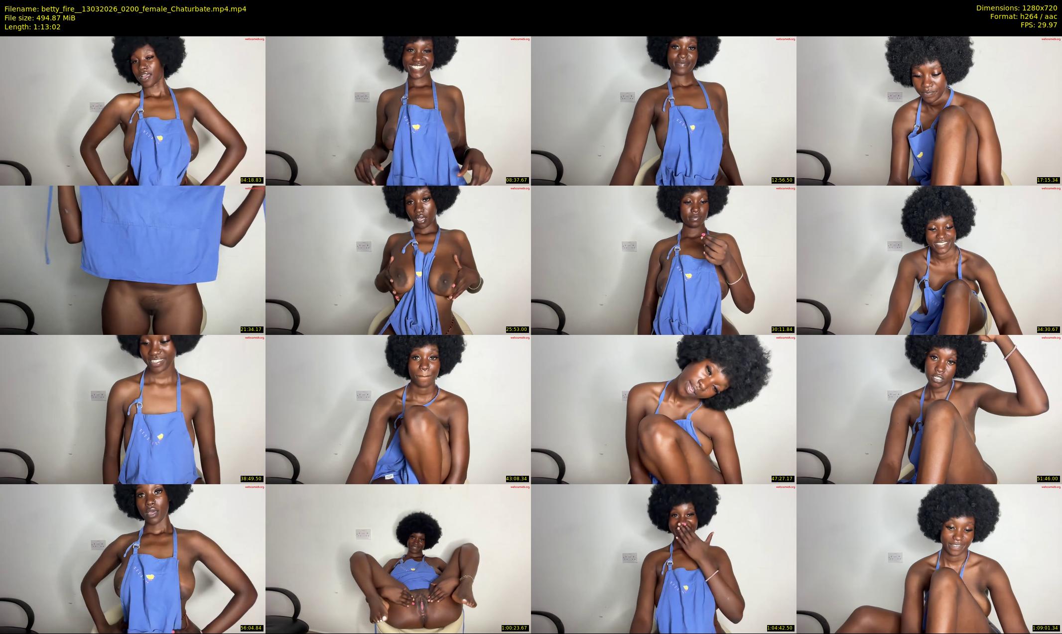betty_fire_ — 74 minute Chaturbate female cam show recording, 720p, Mar 13, 2026