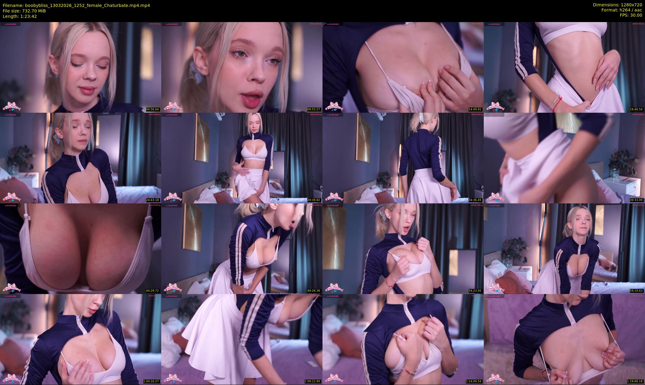 boobybliss — 84 minute Chaturbate female cam show recording, 720p, Mar 13, 2026