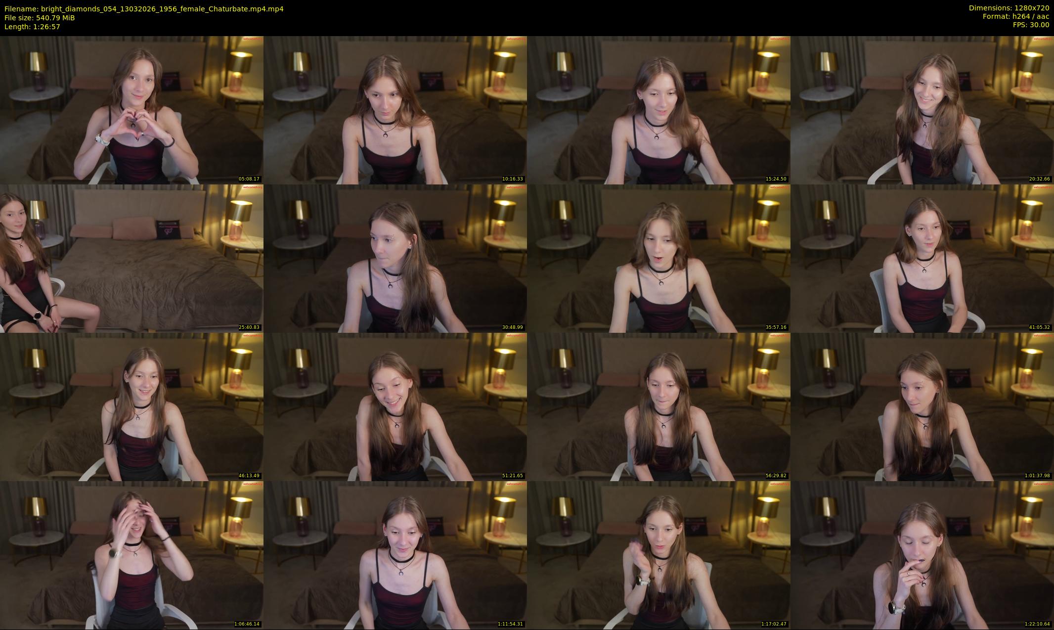 bright_diamonds_054 — 87 minute Chaturbate couple cam show recording, 720p, Mar 13, 2026
