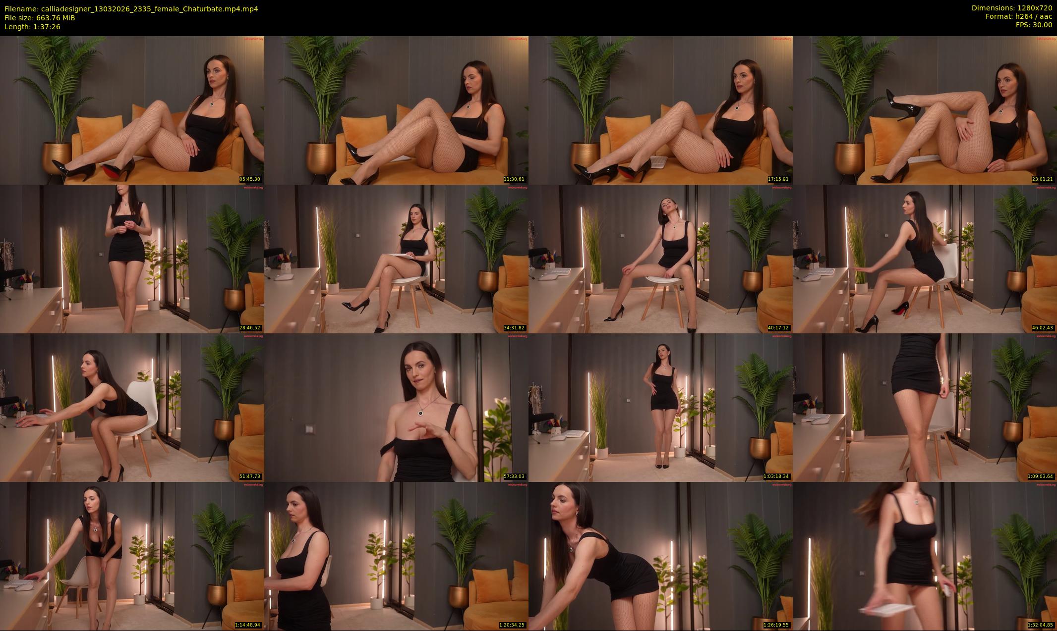 calliadesigner — 98 minute Chaturbate female cam show recording, 720p, Mar 13, 2026