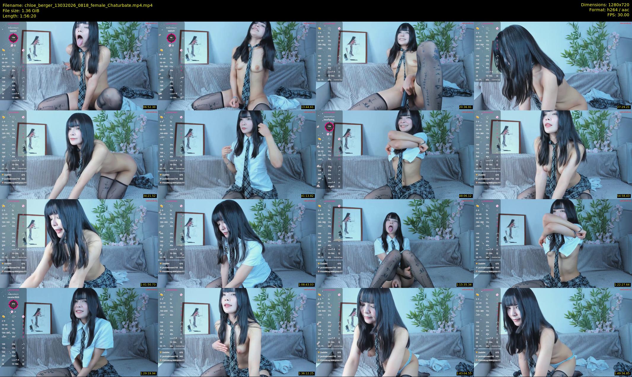 chloe_berger — 117 minute Chaturbate female cam show recording, 720p, Mar 13, 2026