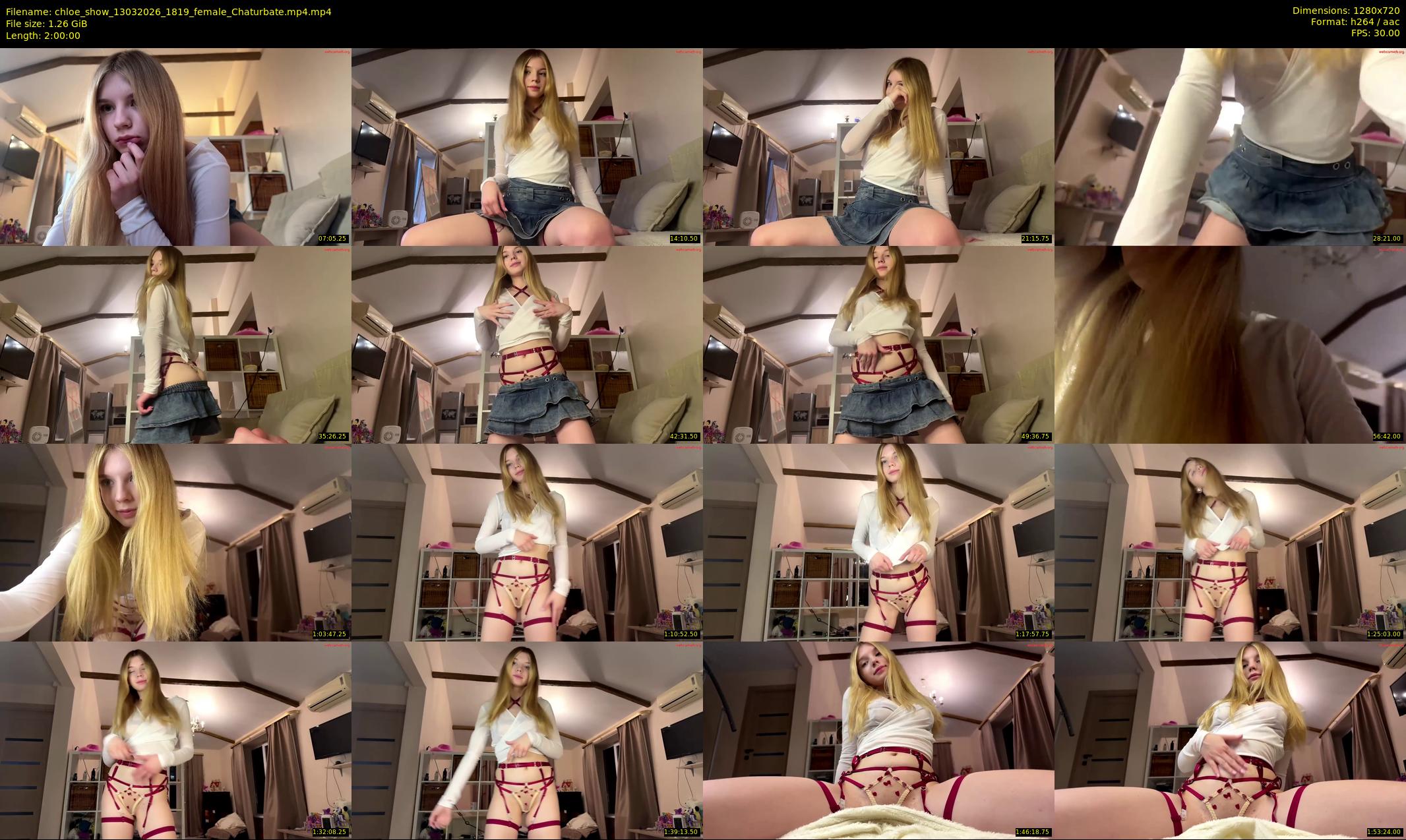 chloe_show — 120 minute Chaturbate female cam show recording, 720p, Mar 13, 2026