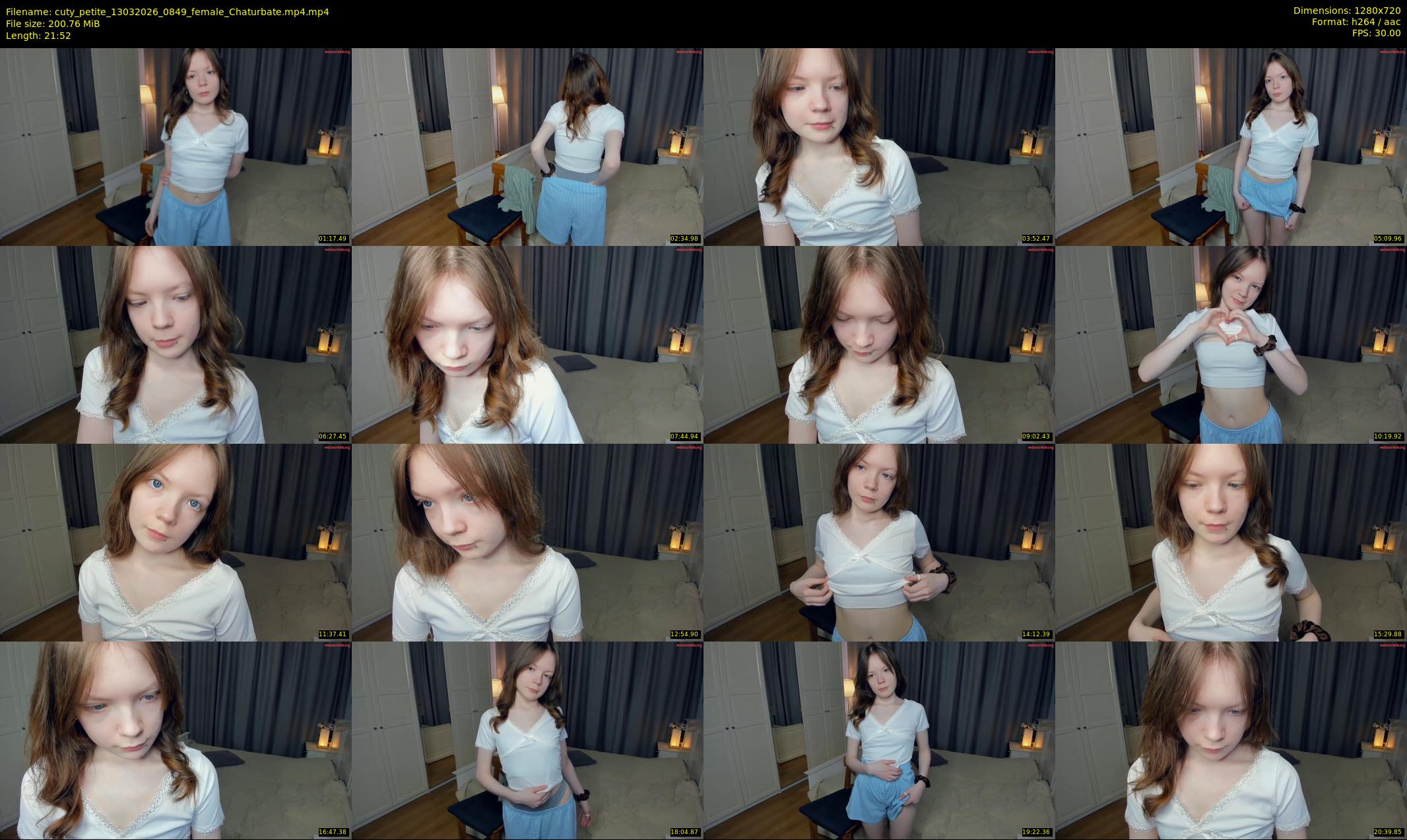 cuty_petite — 22 minute Chaturbate female cam show recording, 720p, Mar 13, 2026