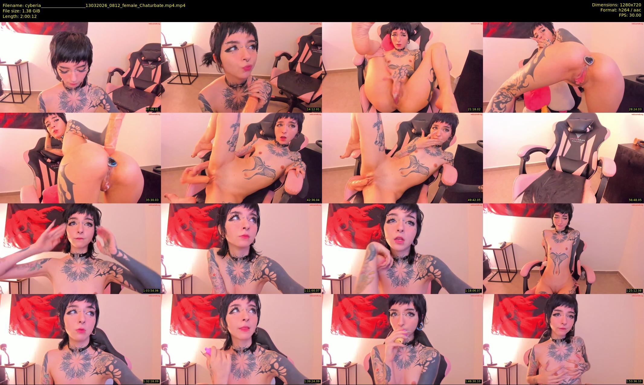 cyberia____________________ — 121 minute Chaturbate female cam show recording, 720p, Mar 13, 2026