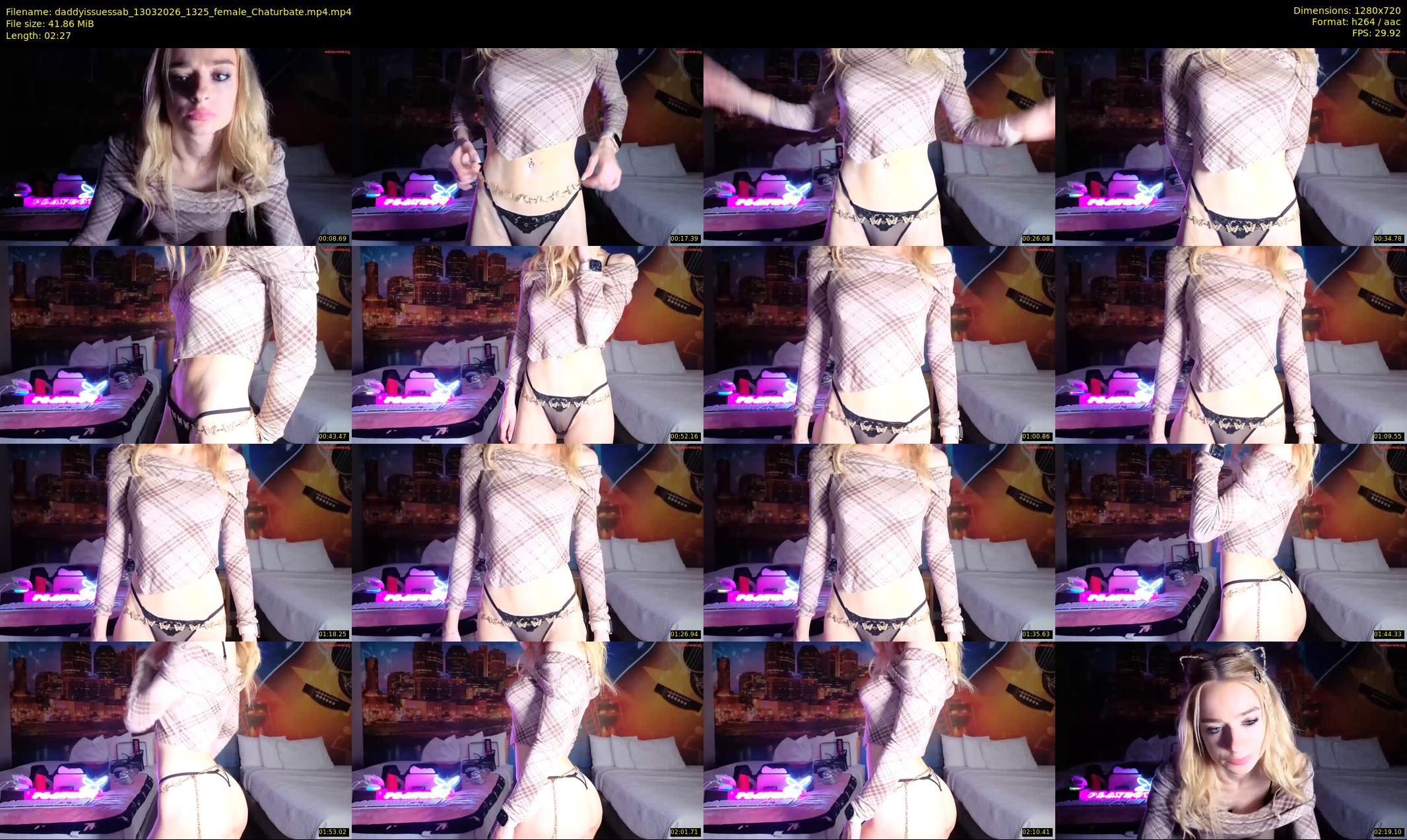 daddyissuessab — 3 minute Chaturbate female cam show recording, 720p, Mar 13, 2026