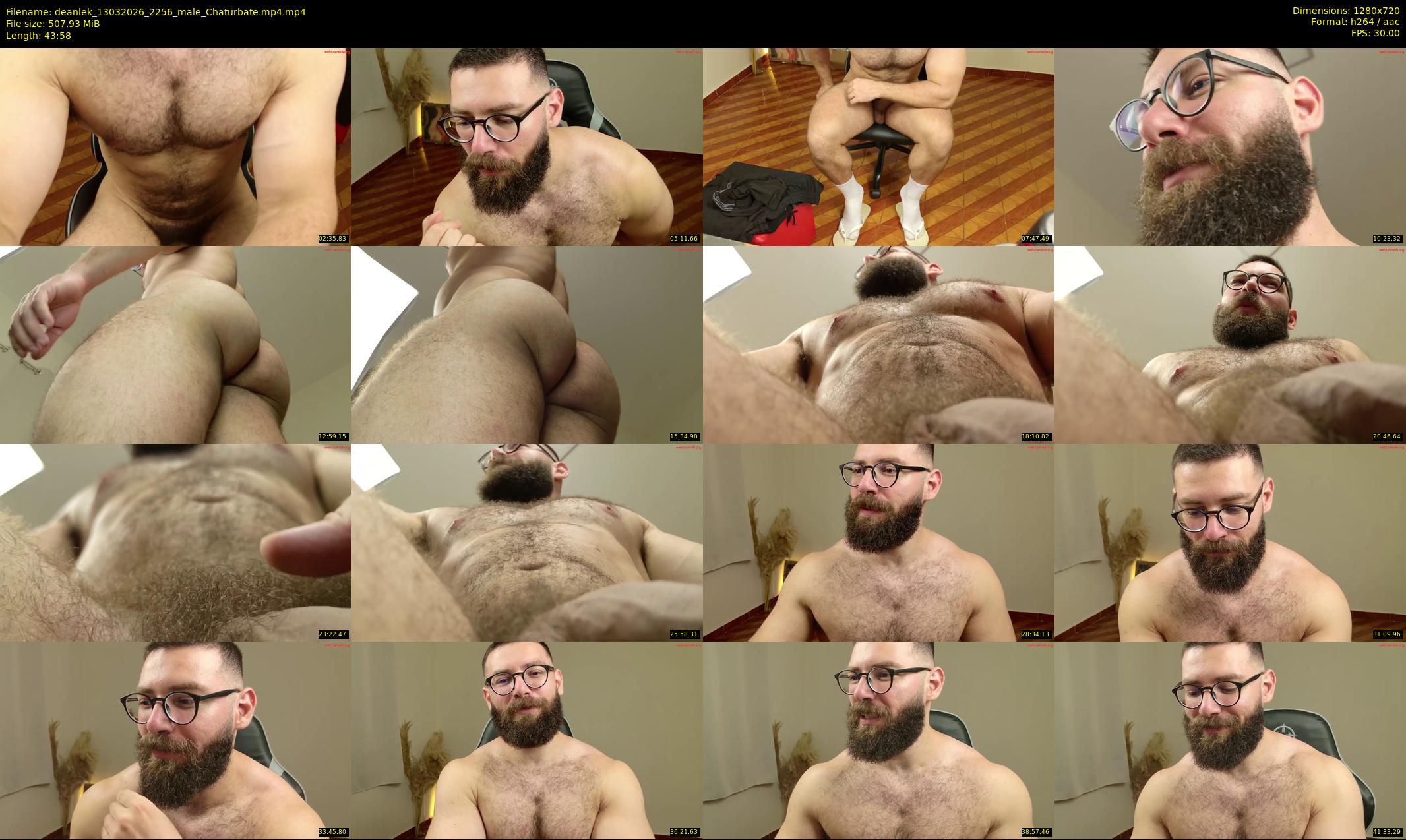 deanlek — 44 minute Chaturbate male cam show recording, 720p, Mar 13, 2026
