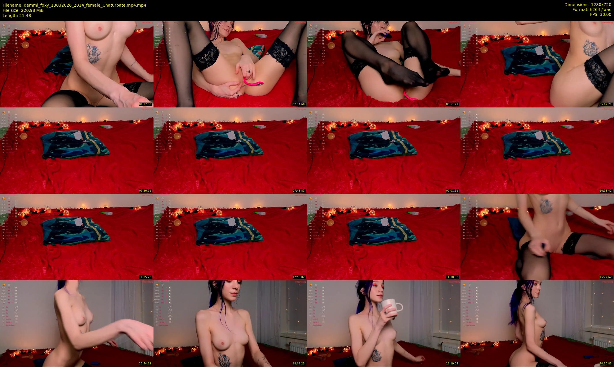demmi_foxy — 22 minute Chaturbate couple cam show recording, 720p, Mar 13, 2026