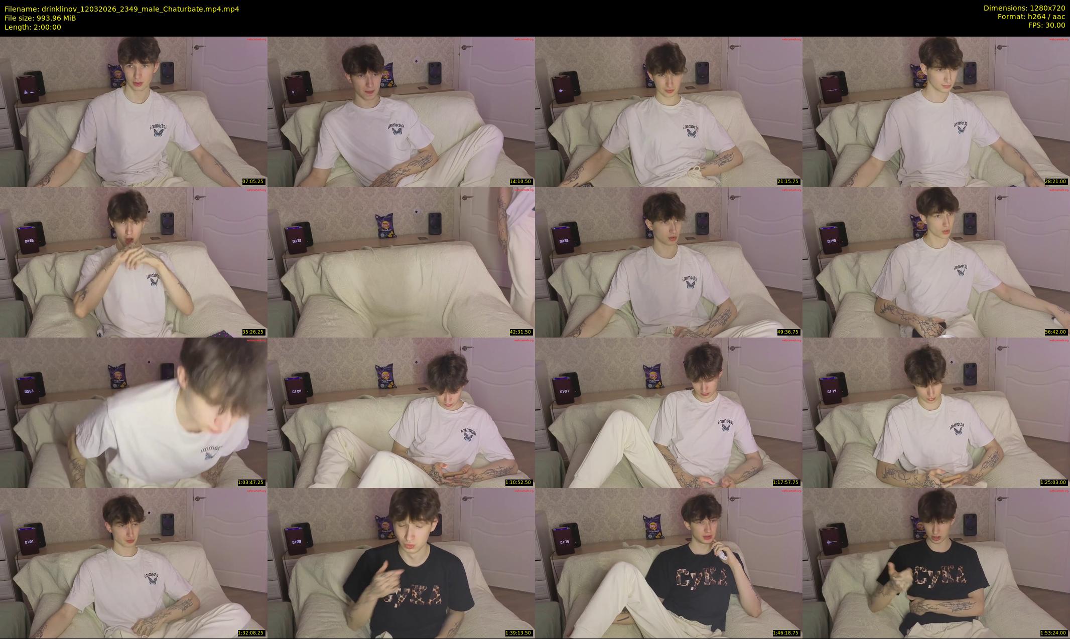 drinklinov — 120 minute Chaturbate male cam show recording, 720p, Mar 12, 2026