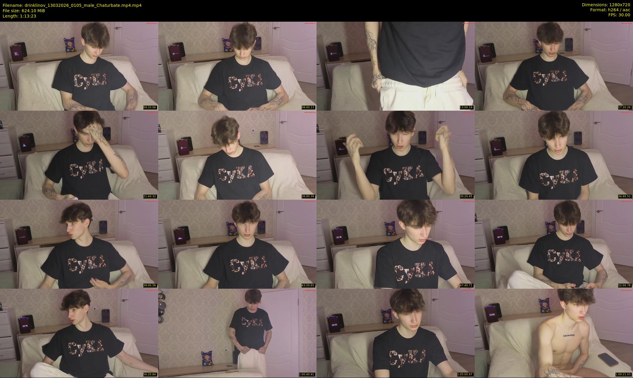 drinklinov — 74 minute Chaturbate male cam show recording, 720p, Mar 13, 2026
