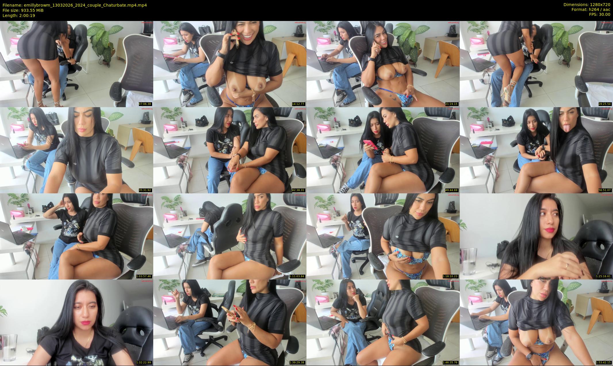 emillybrowm — 121 minute Chaturbate couple cam show recording, 720p, Mar 13, 2026