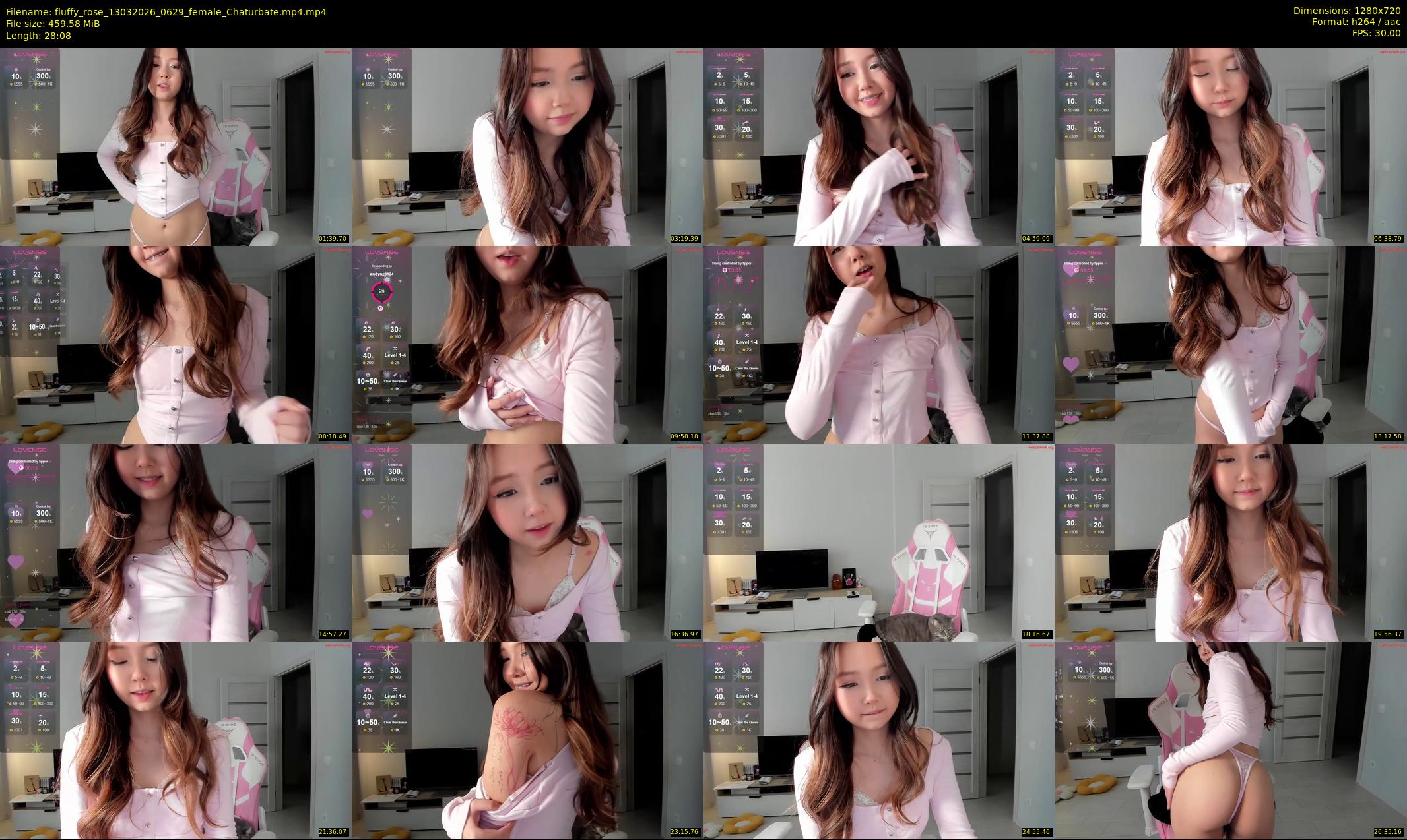 fluffy_rose — 29 minute Chaturbate female cam show recording, 720p, Mar 13, 2026