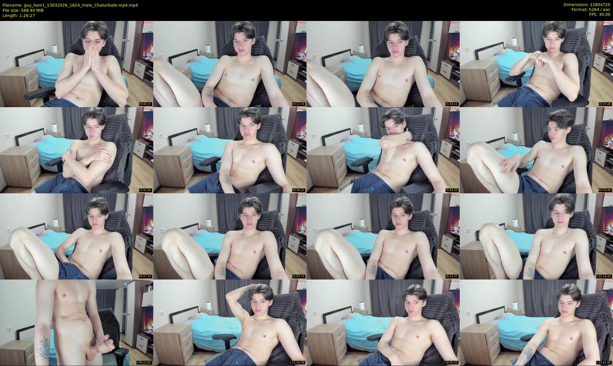 guy_liam1 — 87 minute Chaturbate male cam show recording, 720p, Mar 13, 2026