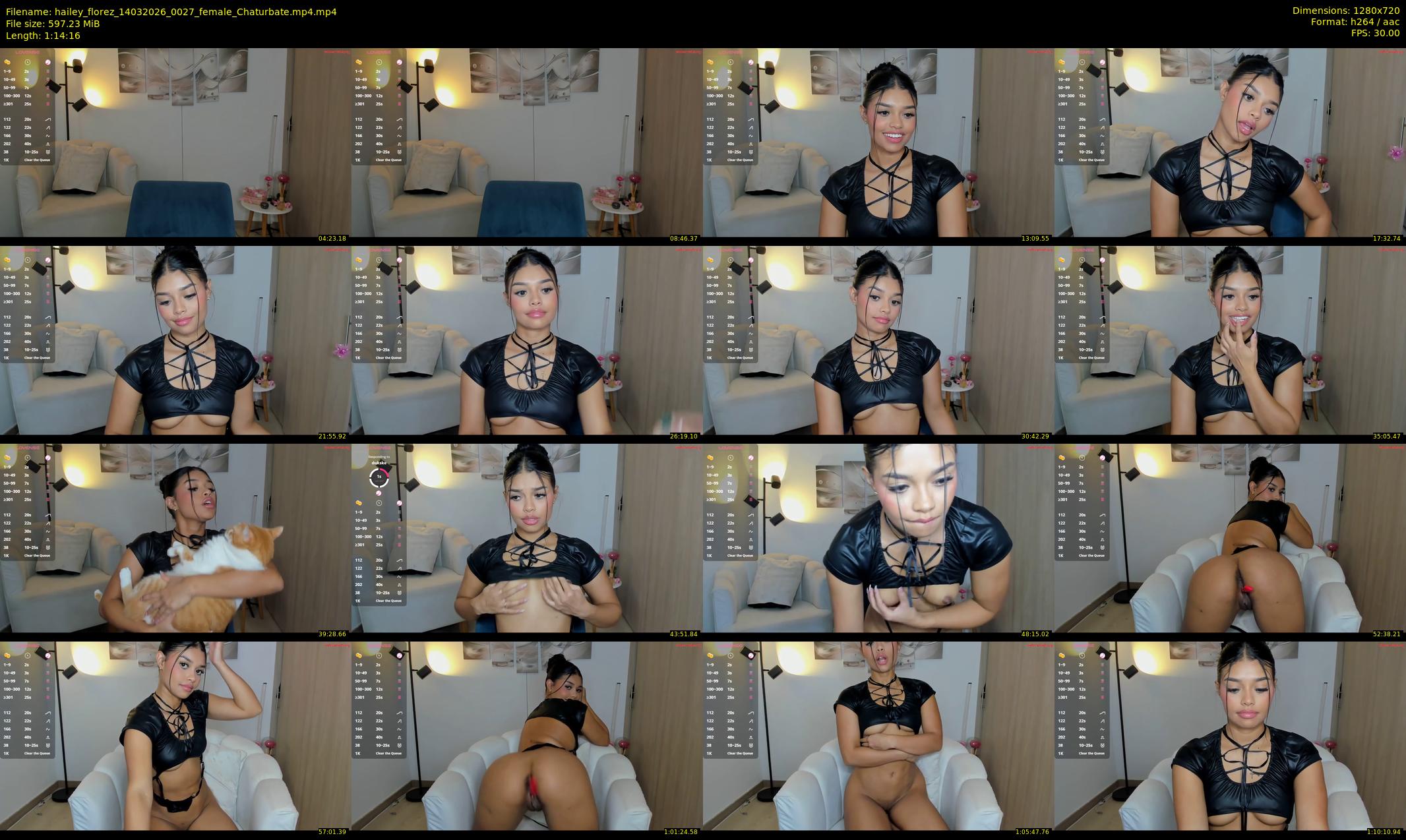 hailey_florez — 75 minute Chaturbate female cam show recording, 720p, Mar 14, 2026